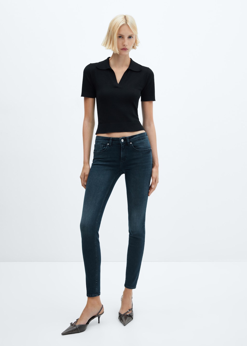 Skinny push-up jeans - General plane