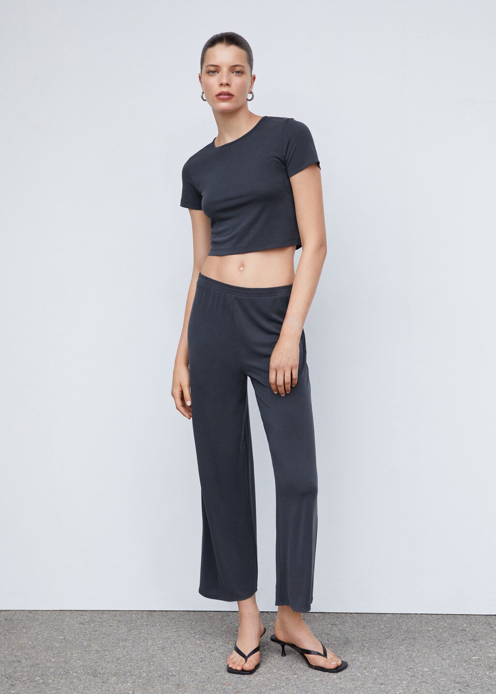 Culotte jogger trousers - General plane