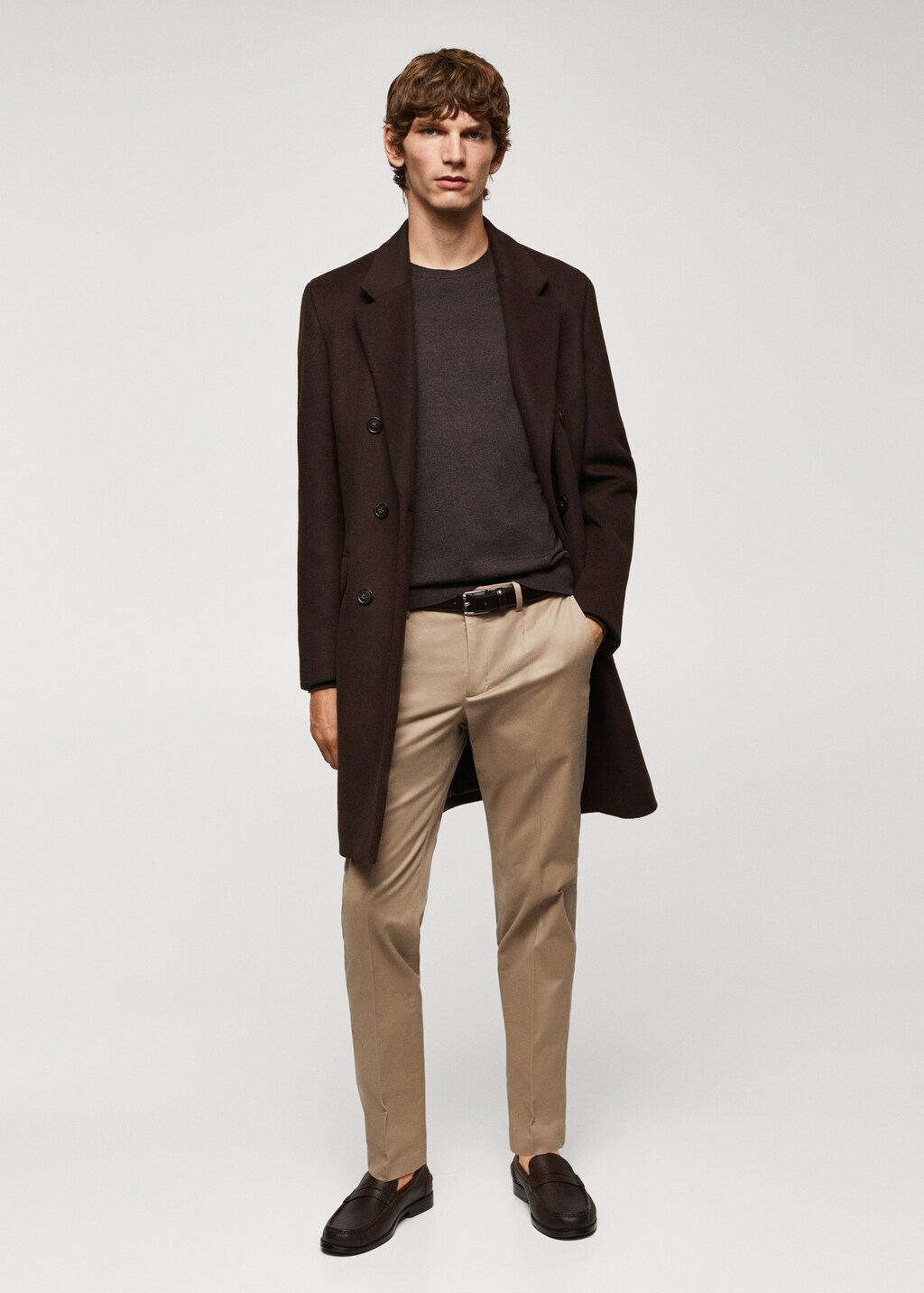 Fine modal-silk sweater - General plane