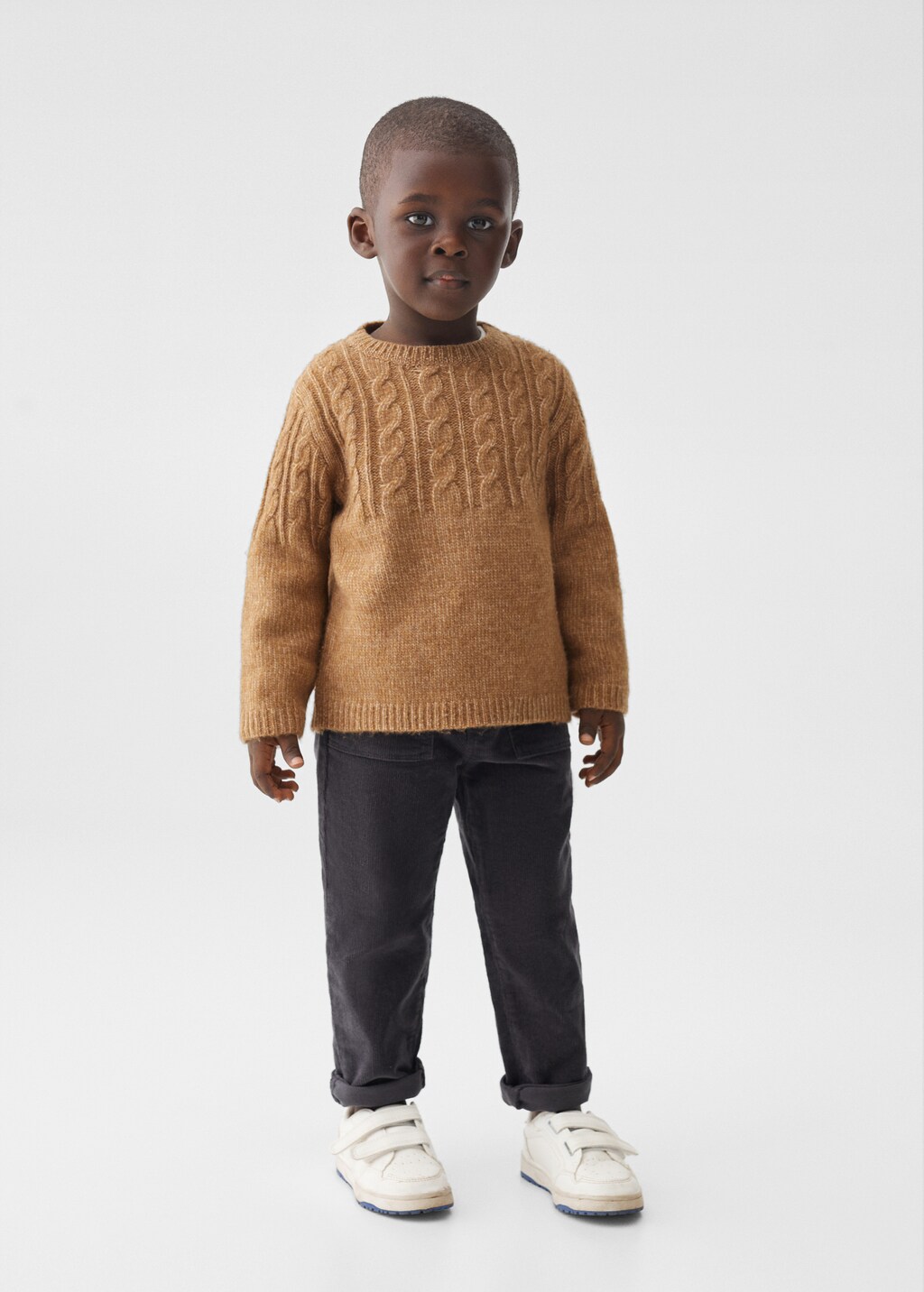 Knitted braided sweater Boys MANGO OUTLET Finland