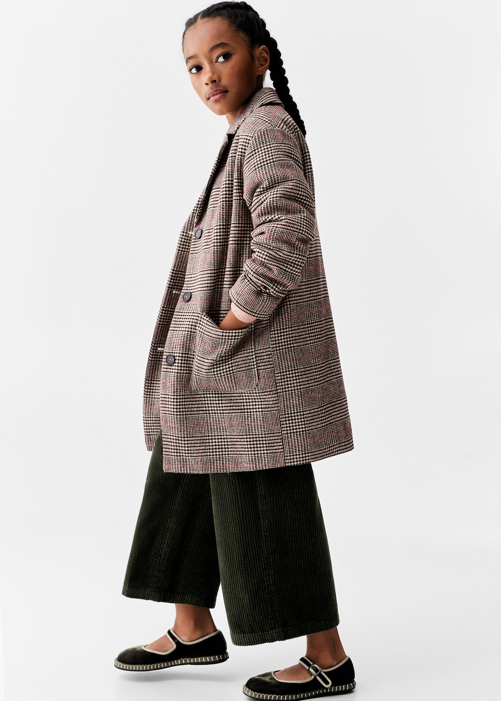 Checked overcoat - General plane