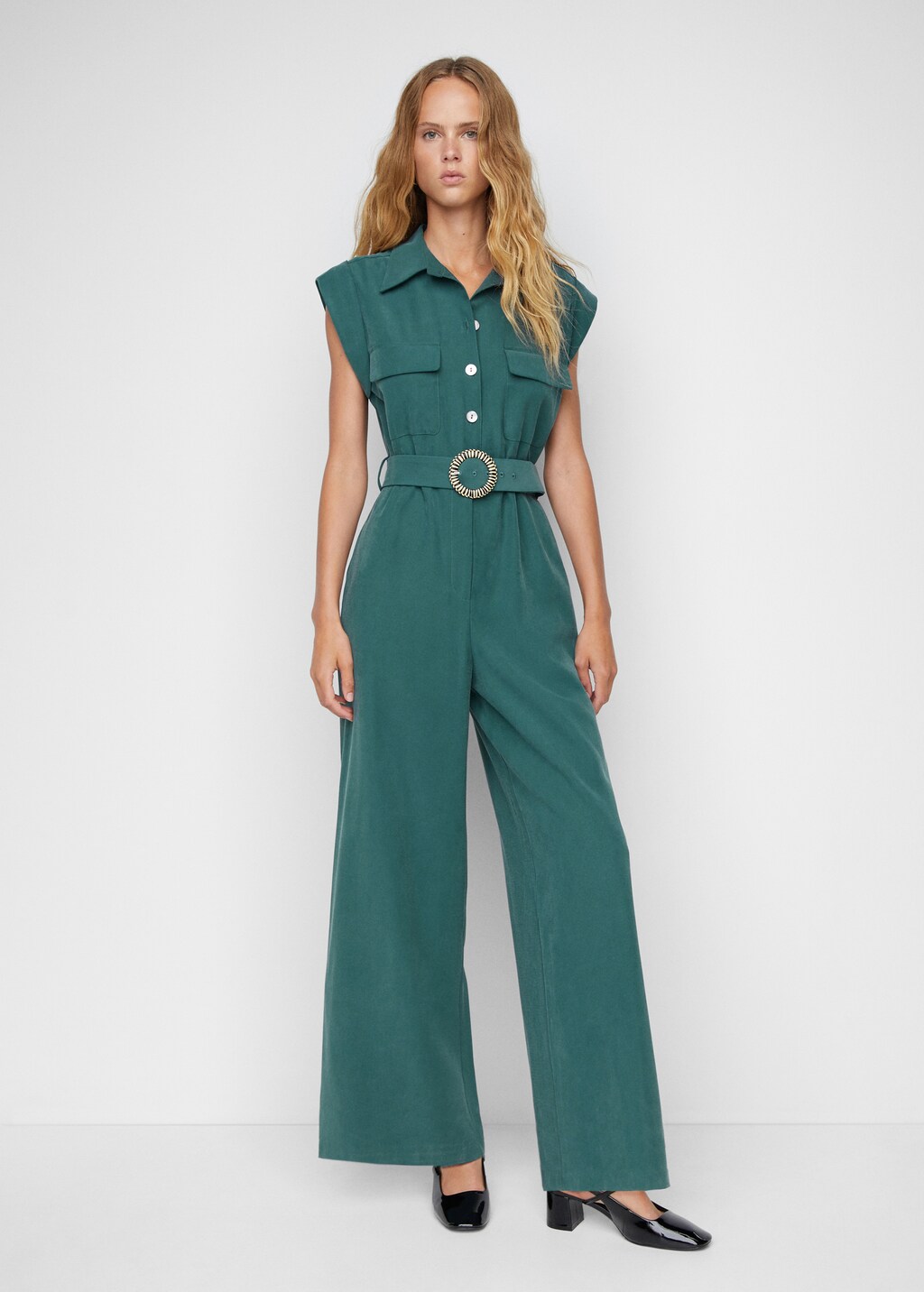 Belt long jumpsuit - General plane