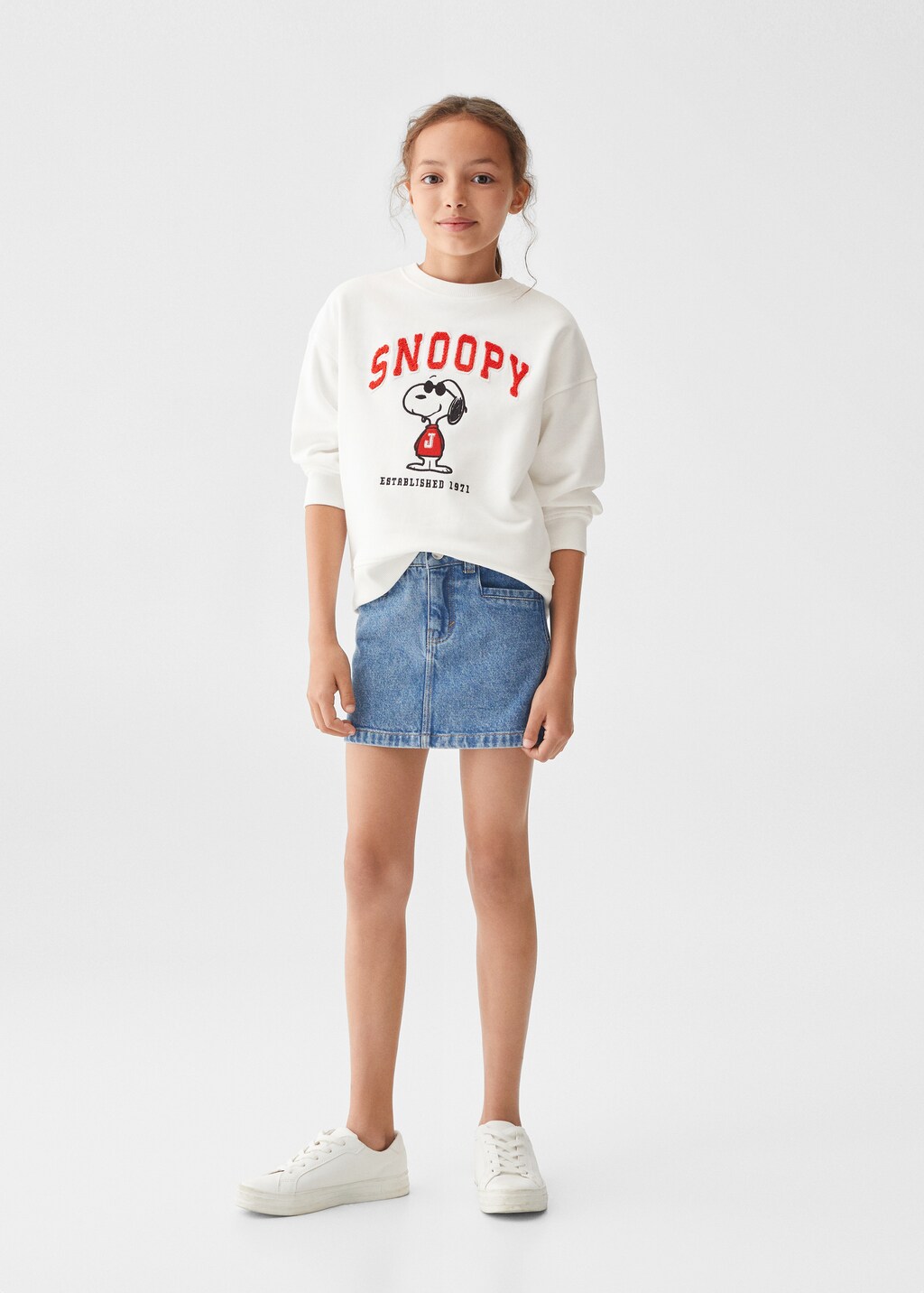 Snoopy cotton sweatshirt - General plane