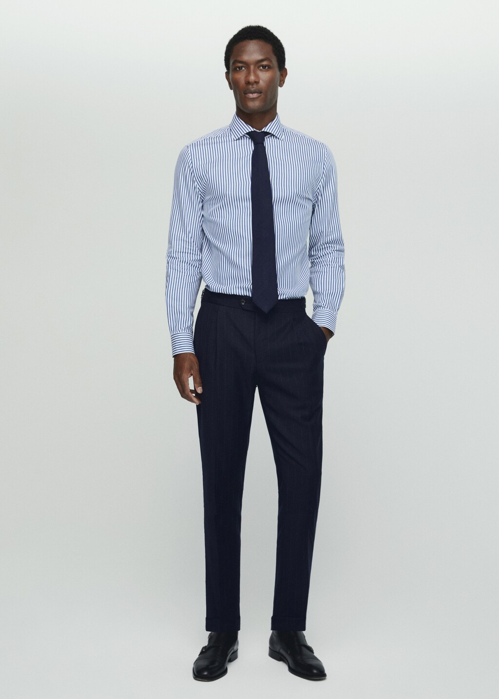 Virgin wool suit trousers - General plane