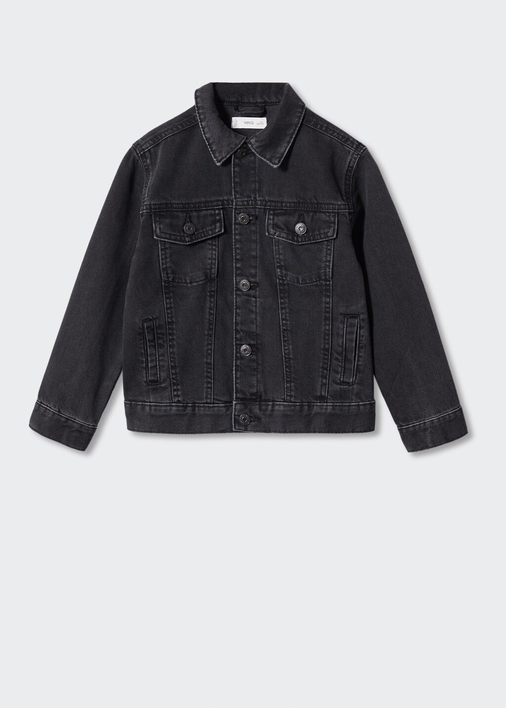 Pocketed denim jacket - General plane