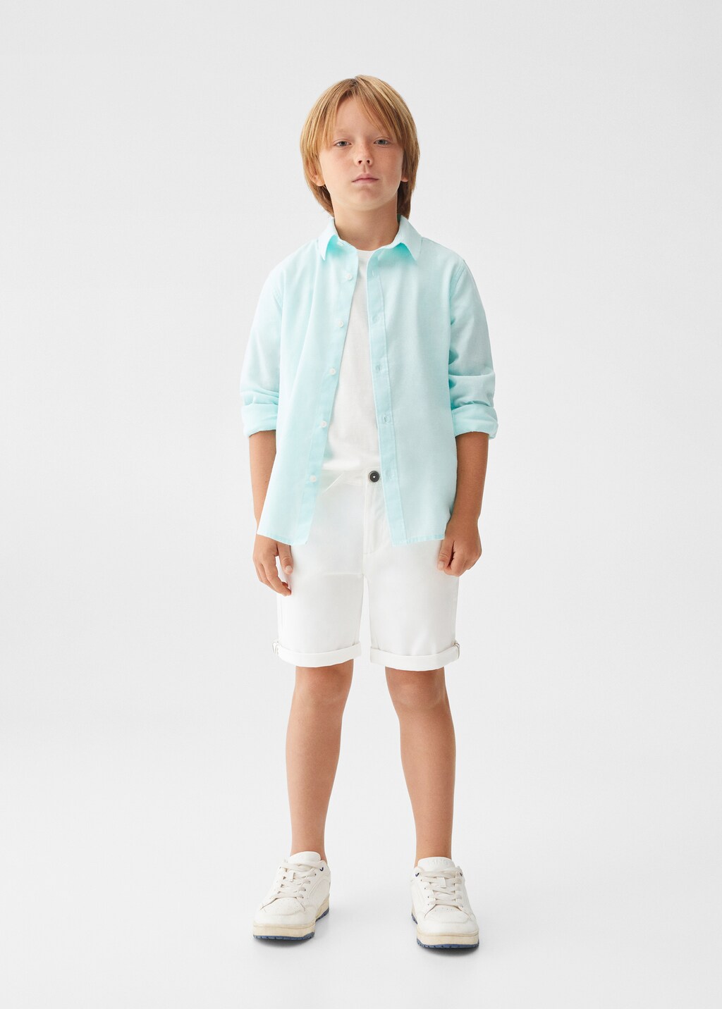 Cotton Bermuda shorts - General plane