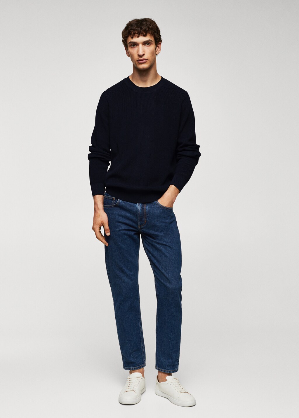 Essential cotton-blend sweater - General plane