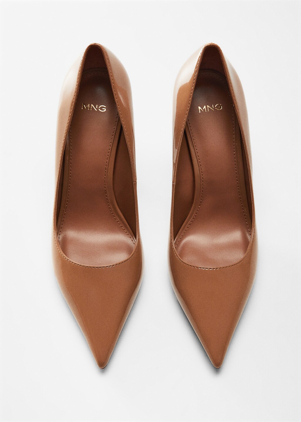 Patent leather-effect heeled shoes - Details of the article 5