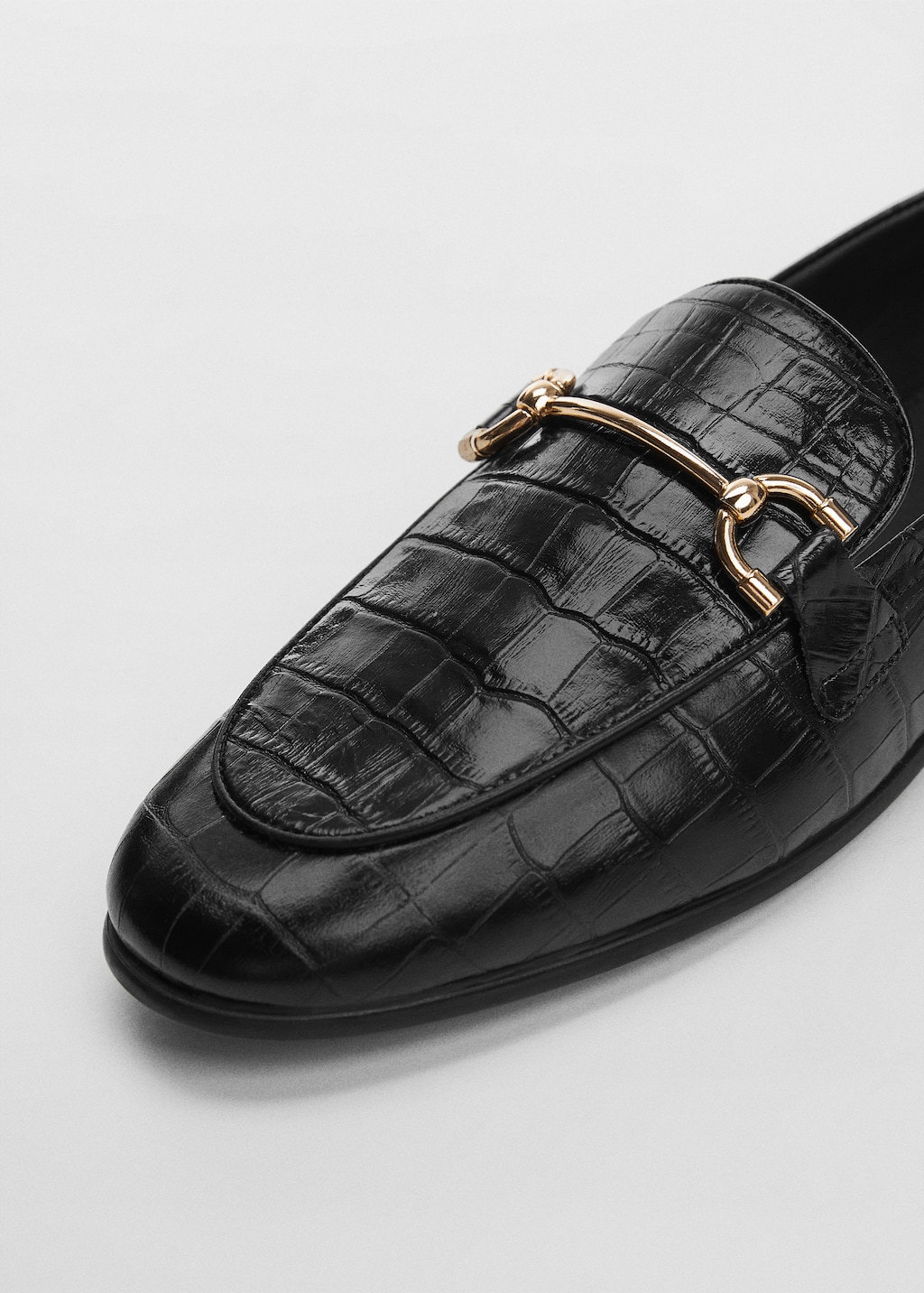 Leather moccasins with metallic detail - Details of the article 2