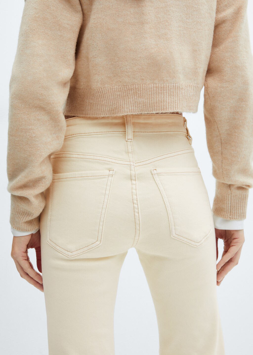 Sienna flared cropped jeans - Details of the article 4