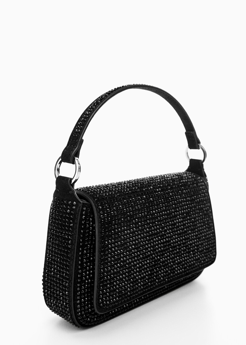 Mini rhinestone chain bag - Medium plane