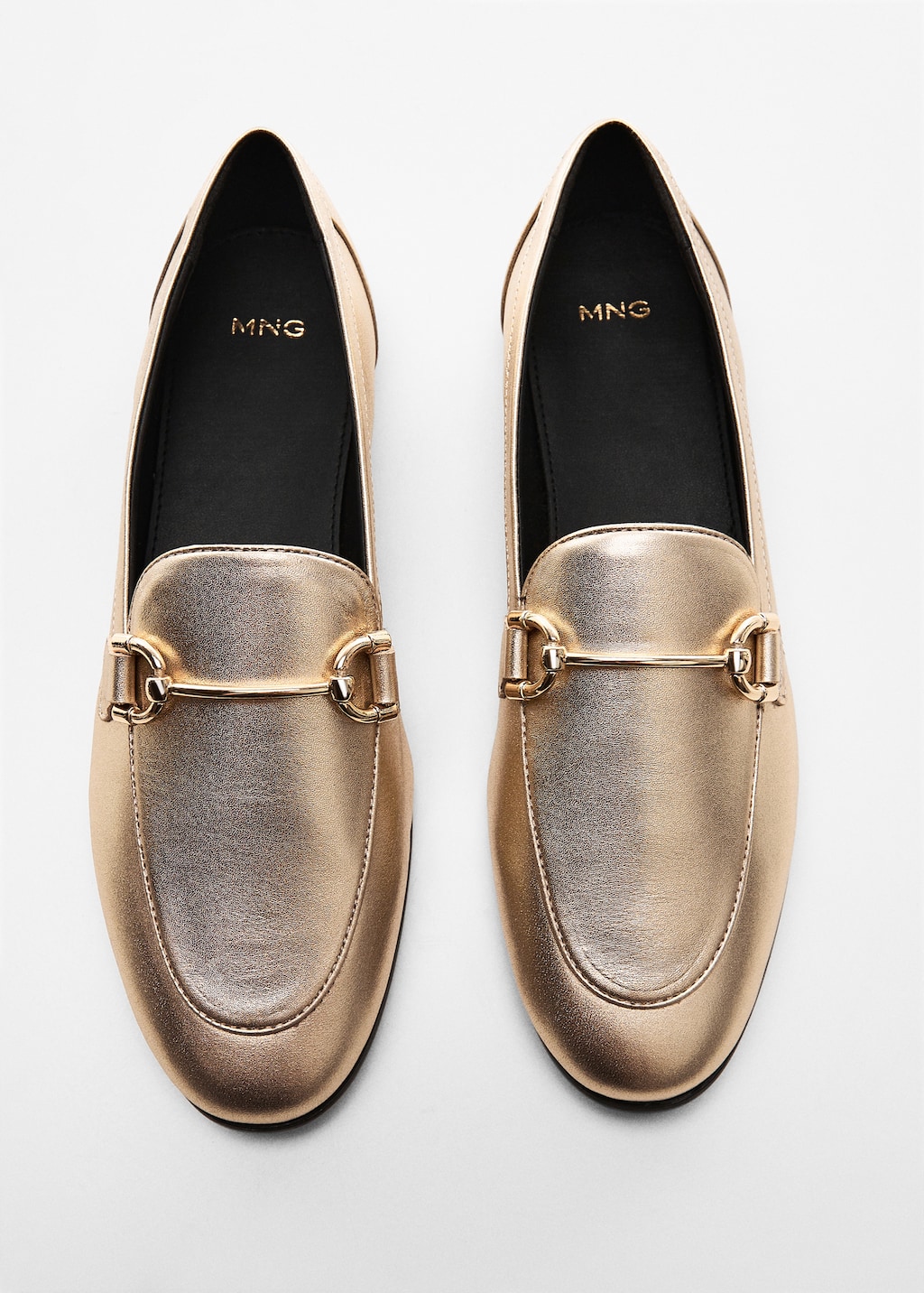 Leather moccasins with metallic detail - Details of the article 5