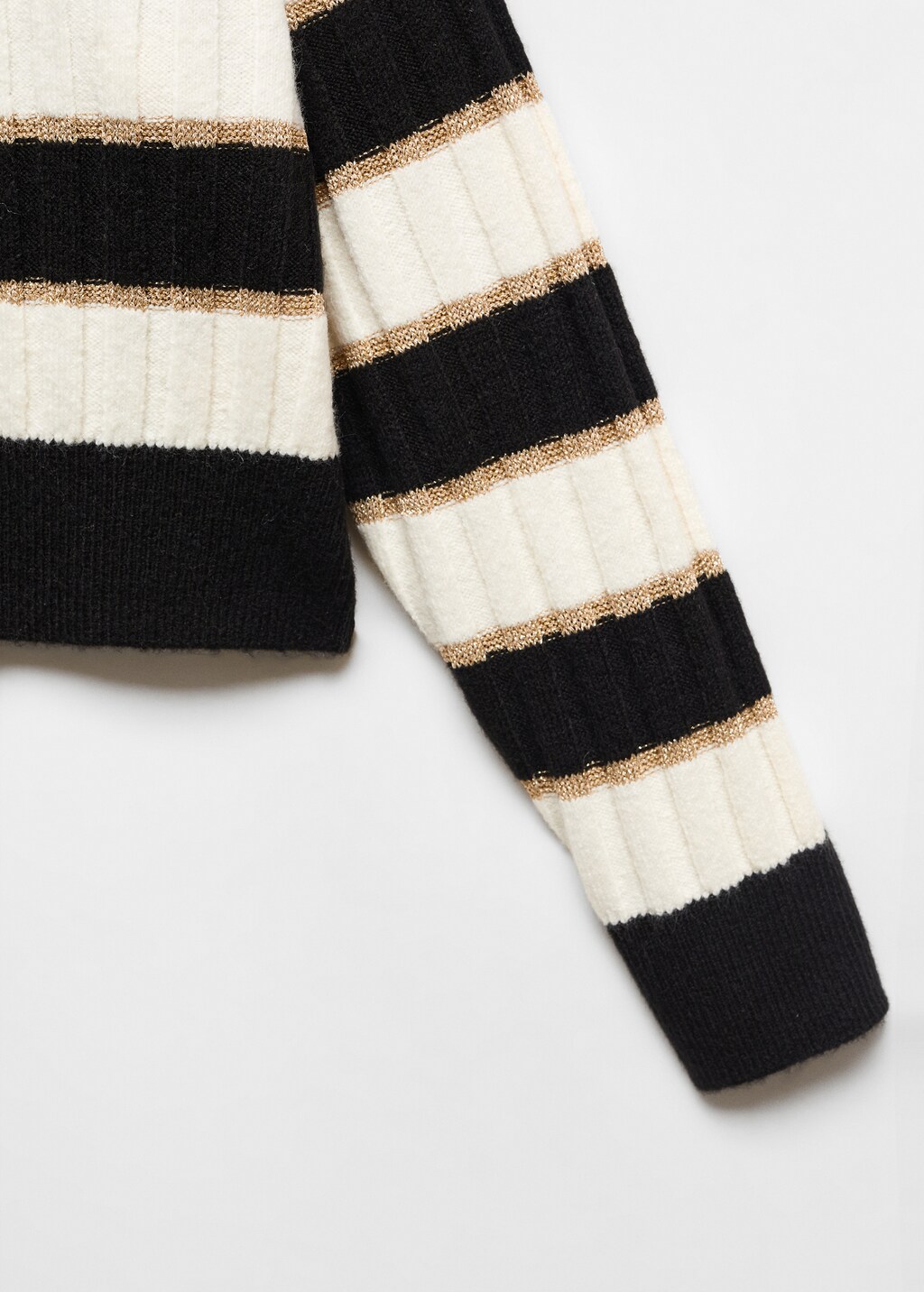 Lurex details striped sweater - Details of the article 8