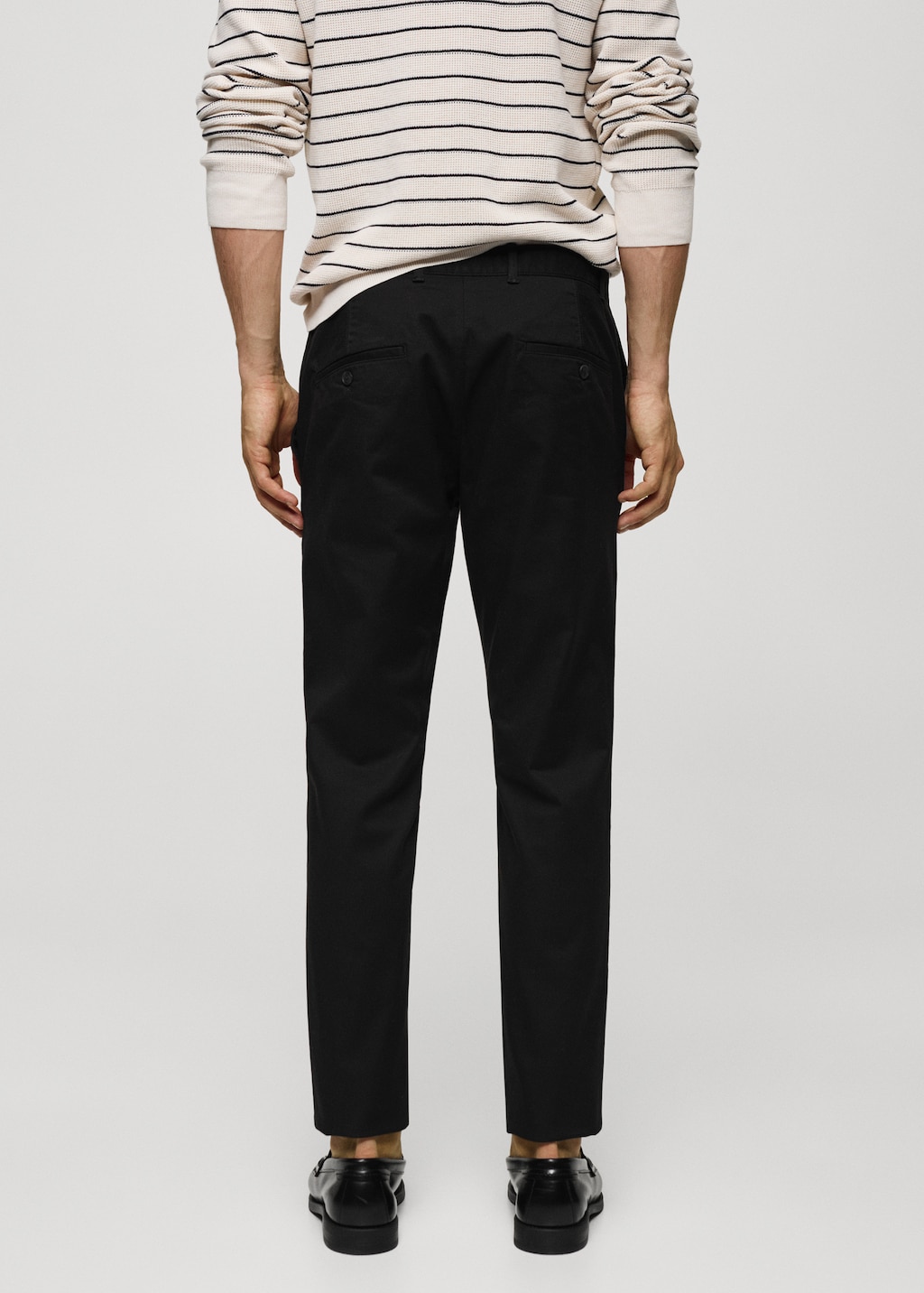 Pantalon chino slim fit serge - Verso de l’article