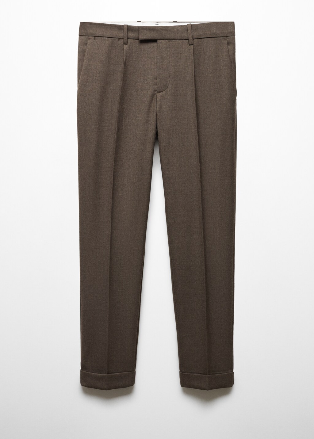 Pleat detail wool trousers - Article without model