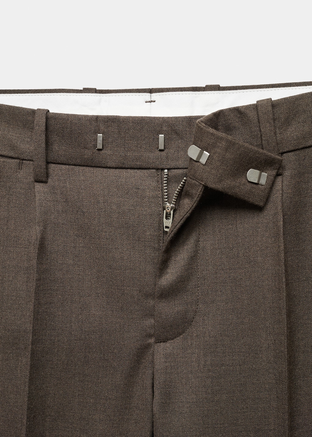 Pleat detail wool trousers - Details of the article 8