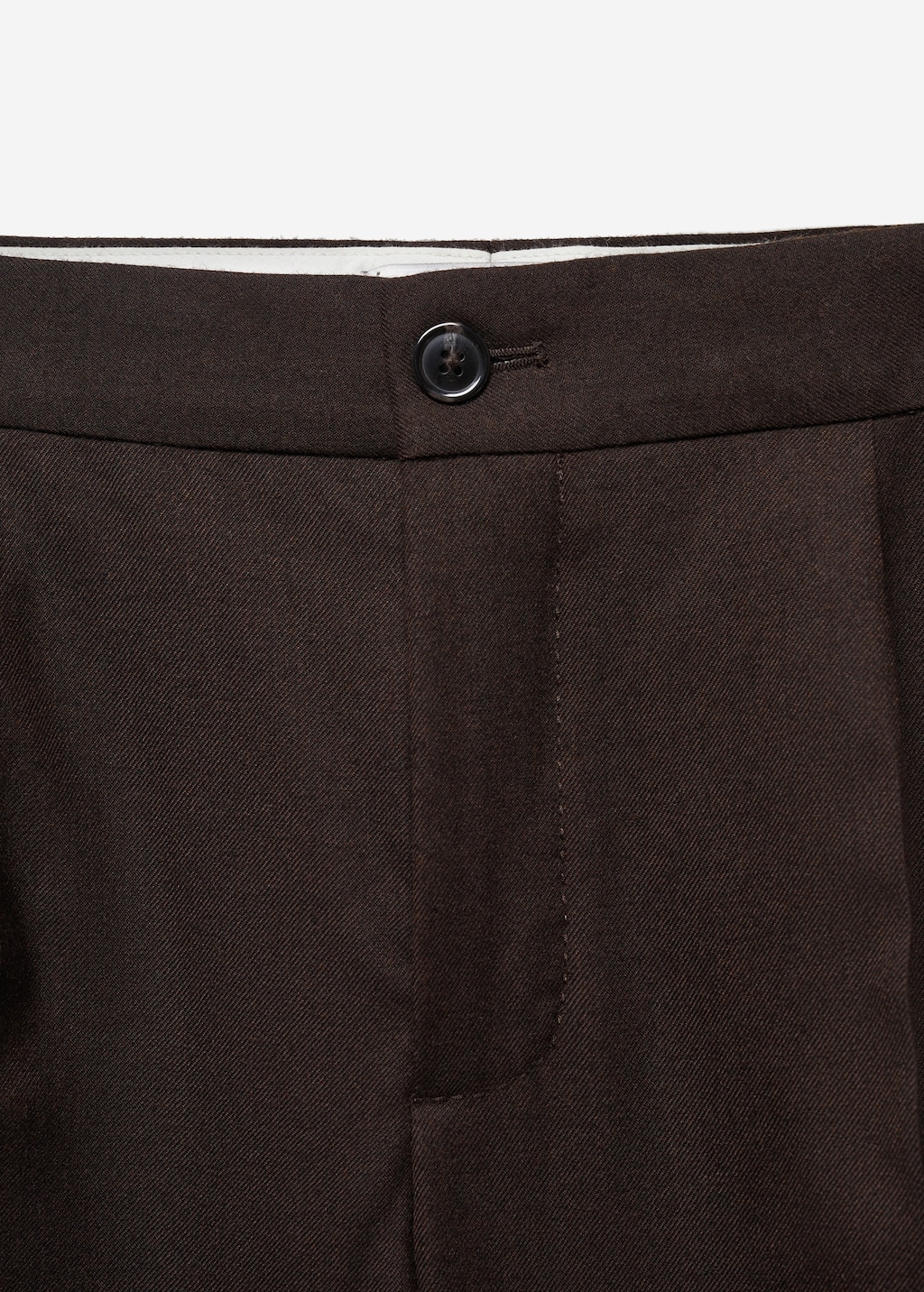 Woll-Bundfaltenhose mit Gürtelschlaufen - Detail des Artikels 8