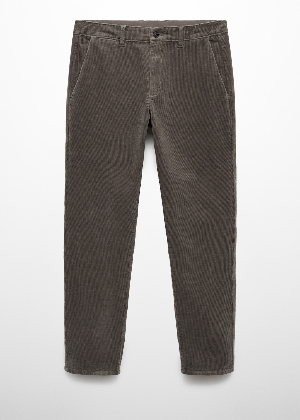 Micro-corduroy slim-fit trousers - Article without model