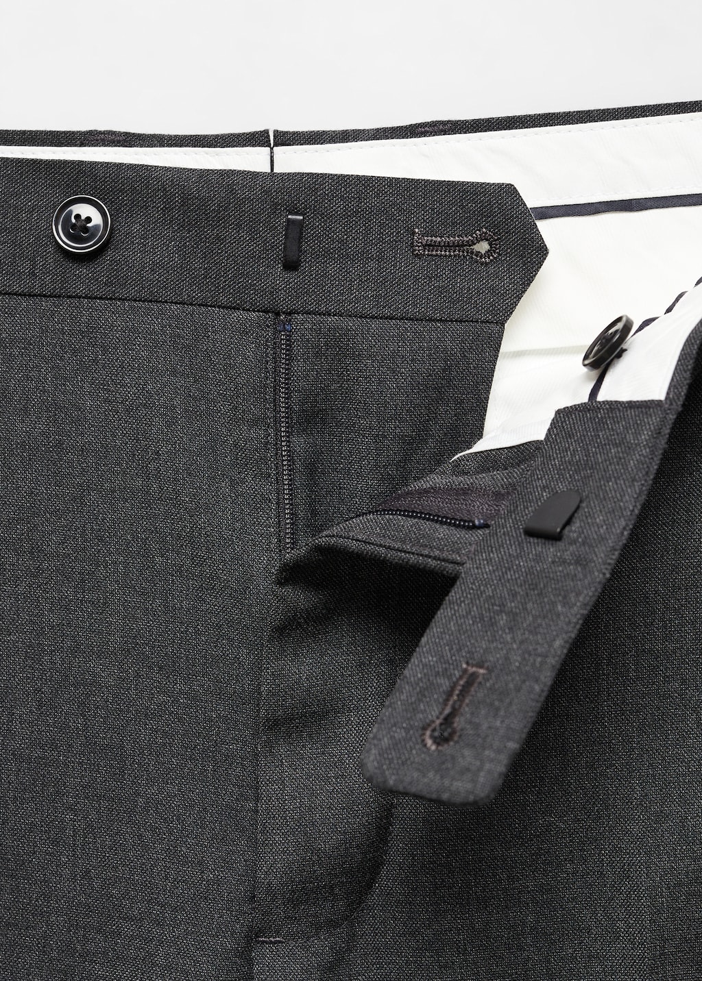 Slim fit suit trousers - Details of the article 8