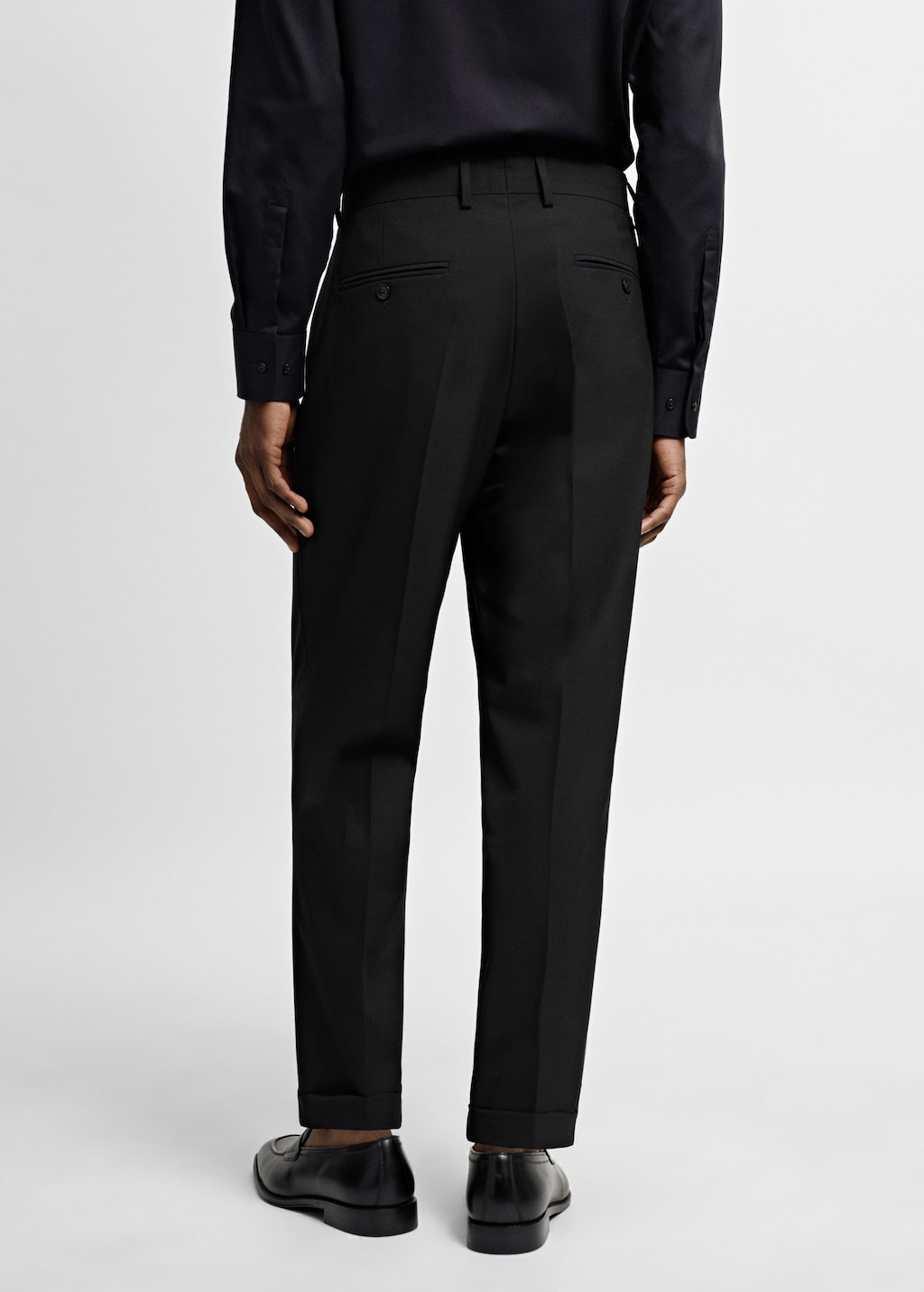 Slim fit suit trousers - Reverse of the article