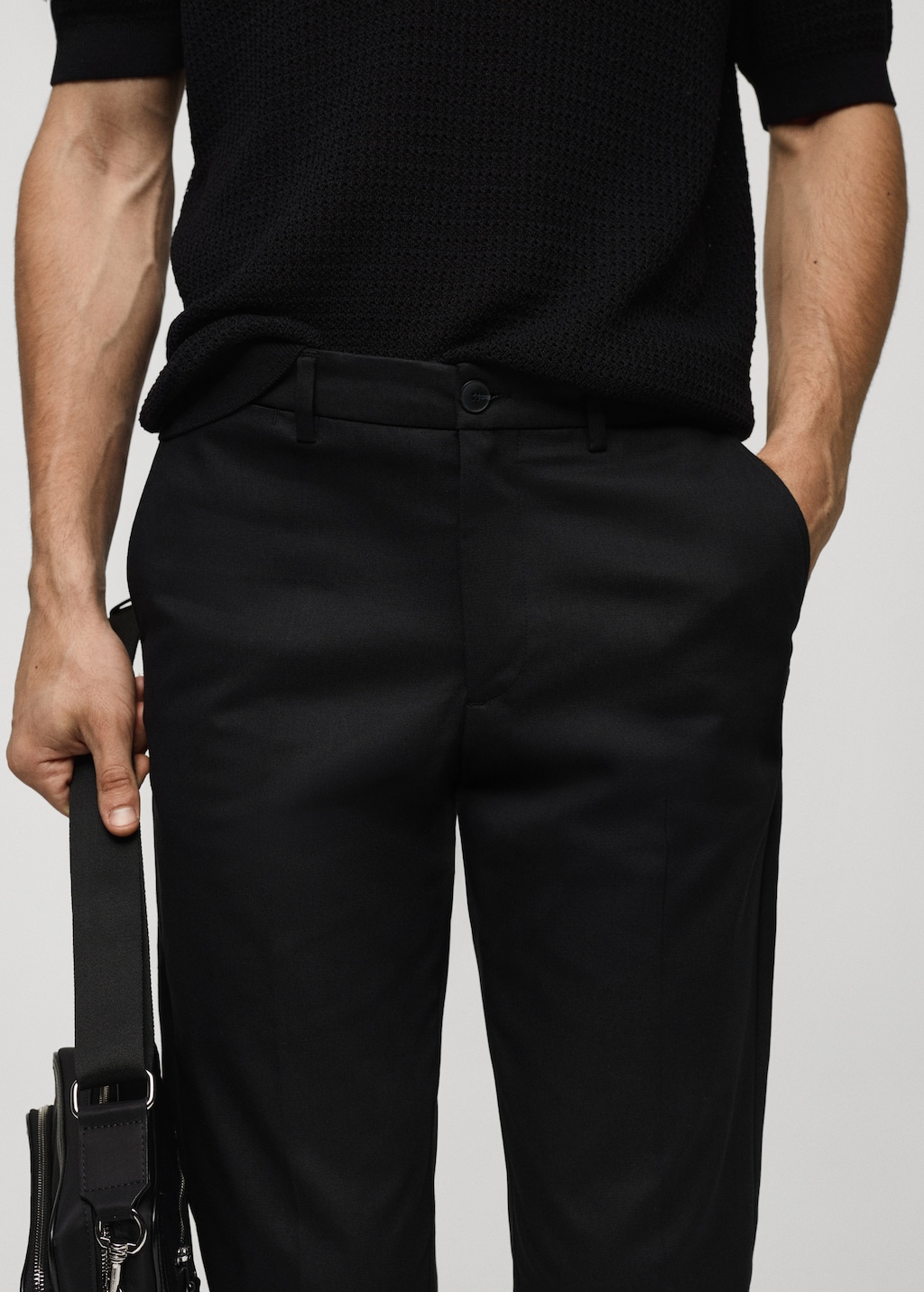 Slim fit chino trousers - Details of the article 1