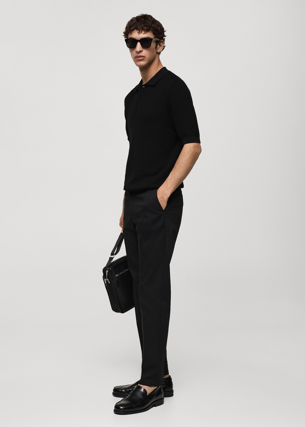 Slim fit chino trousers - Details of the article 2