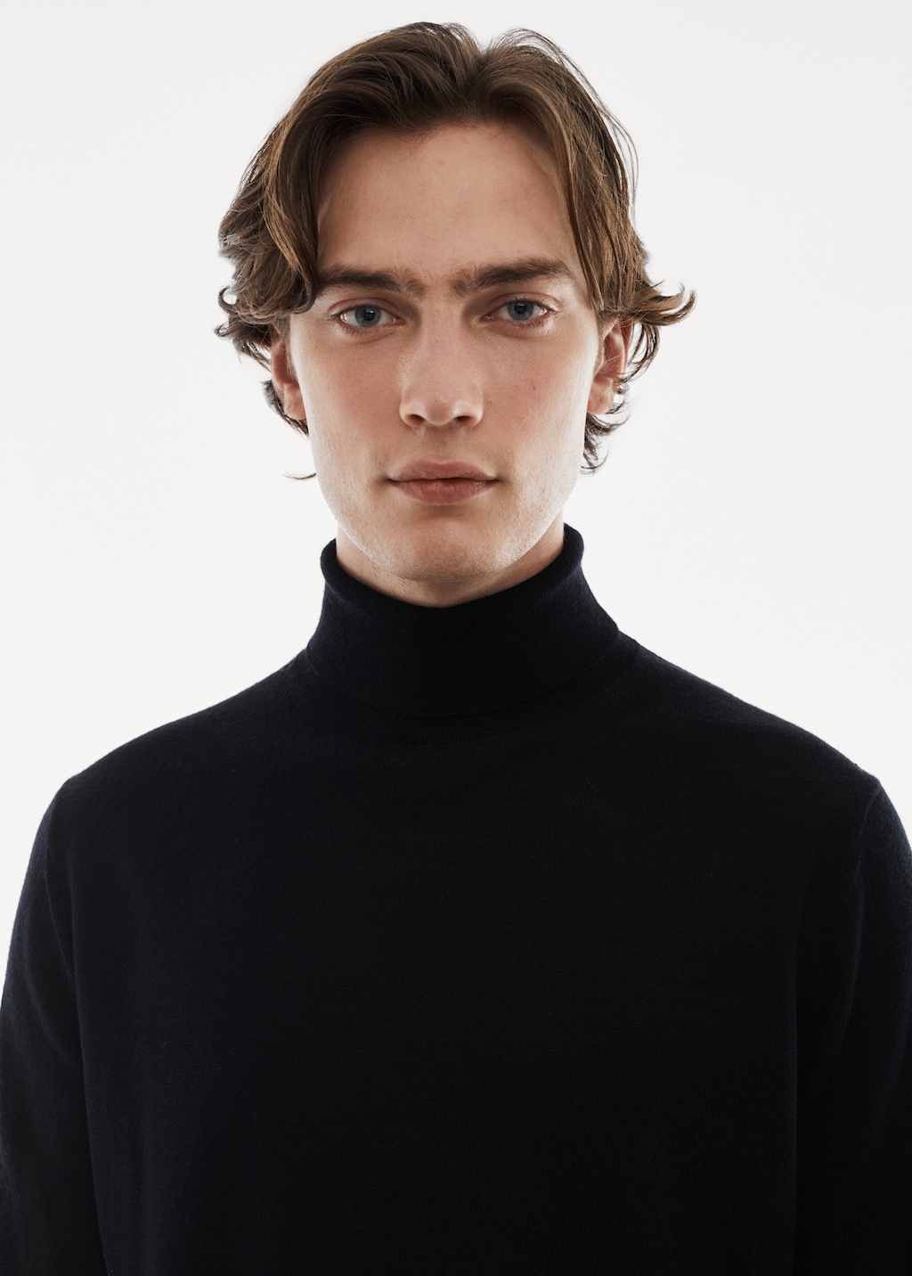 100% merino wool turtleneck sweater - Details of the article 1