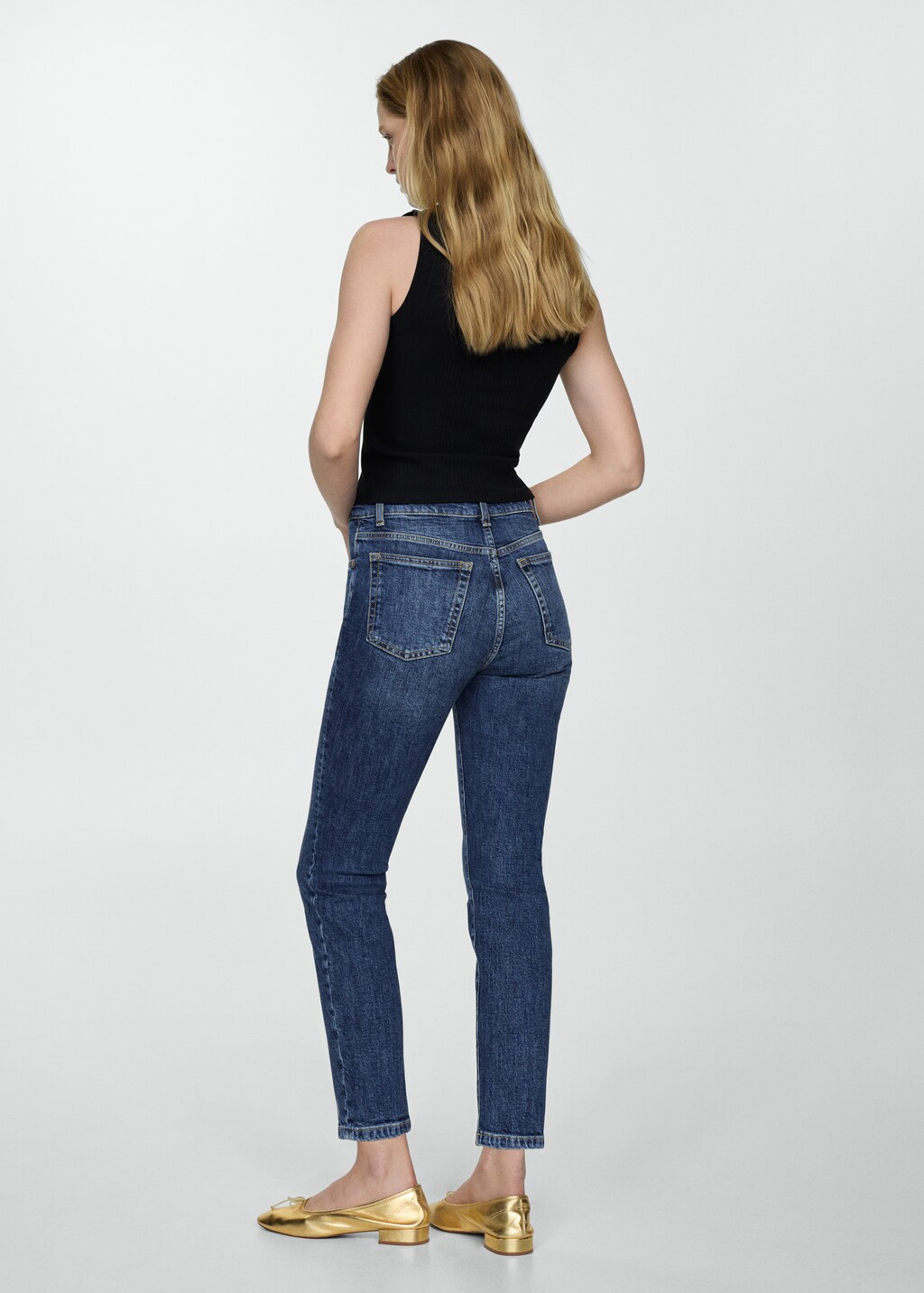 Jeans Claudia slim crop - Reverso del artículo