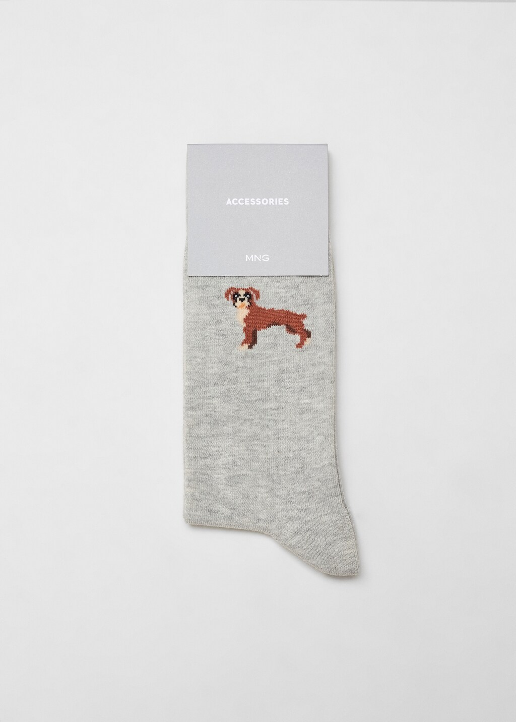 Animal embroidered cotton socks - Details of the article 0