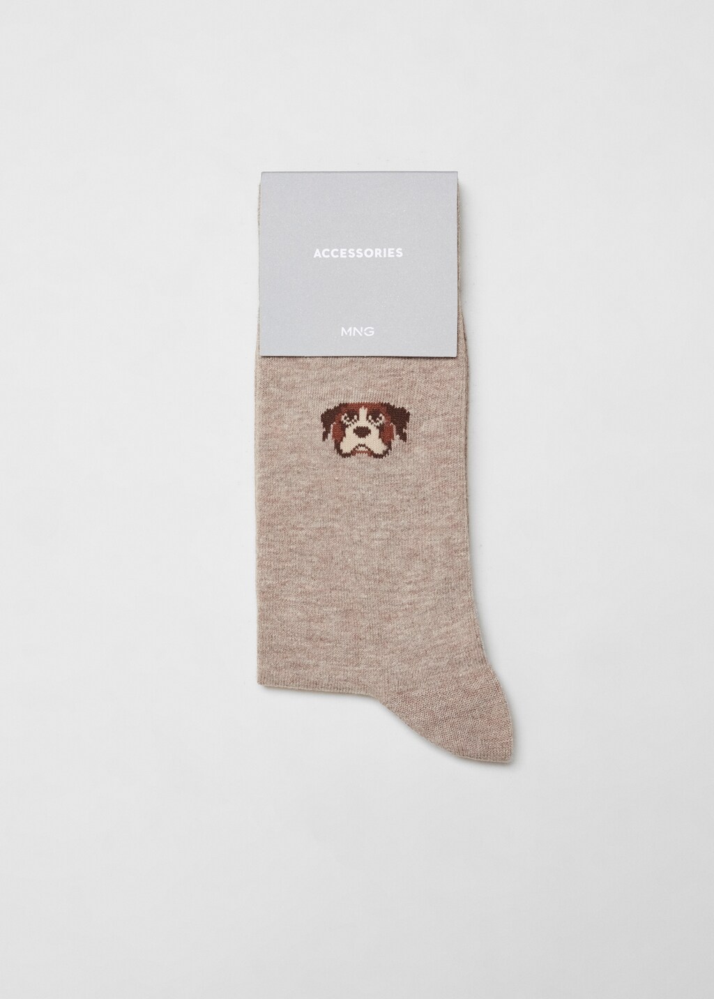 Animal embroidered cotton socks - Details of the article 0