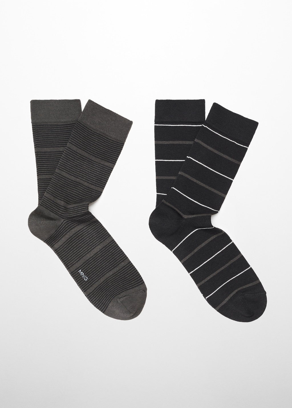 Pack of 2 striped cotton socks - Article without model