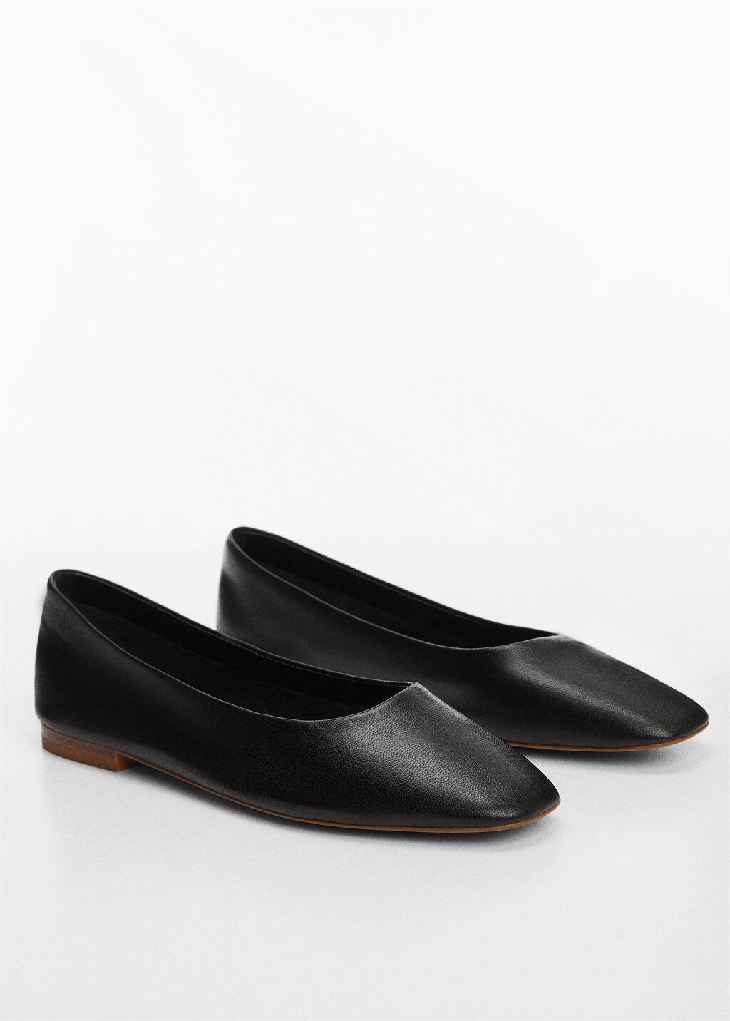 Leather ballet flats - Medium plane