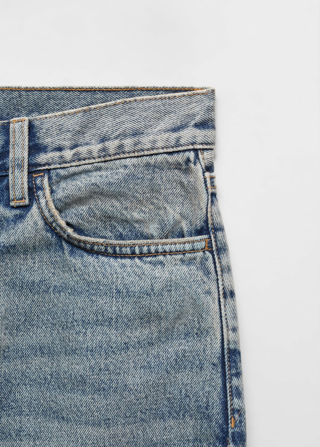 High-waist wideleg jeans - Detail van het artikel 8