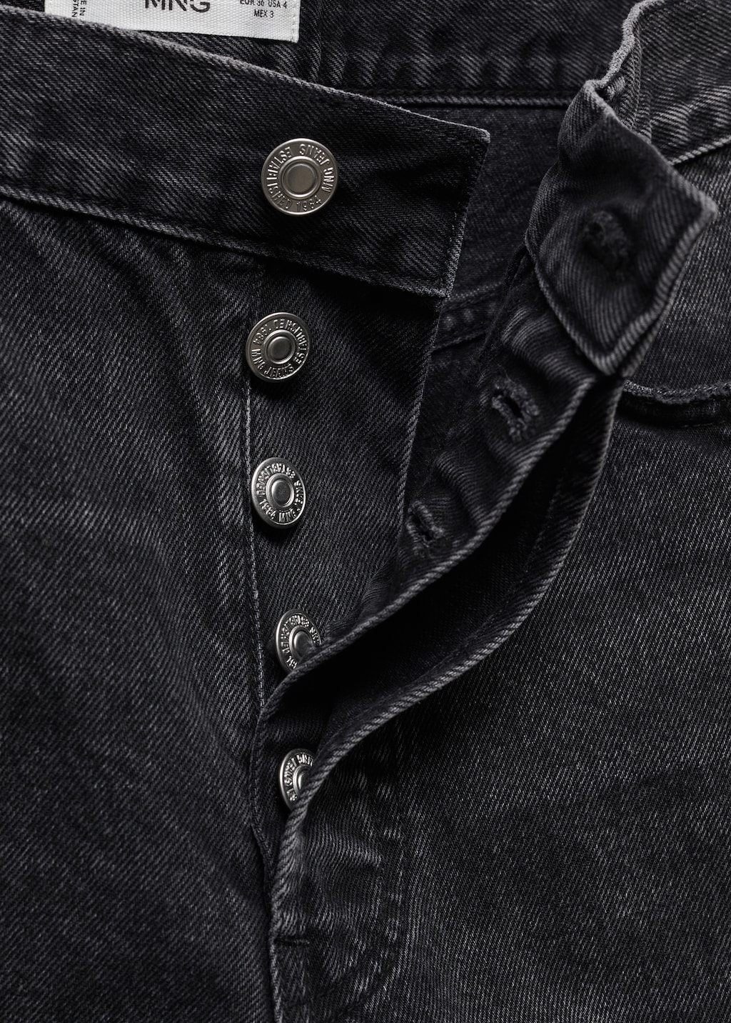 Loose mid-rise wideleg jeans - Details of the article 8