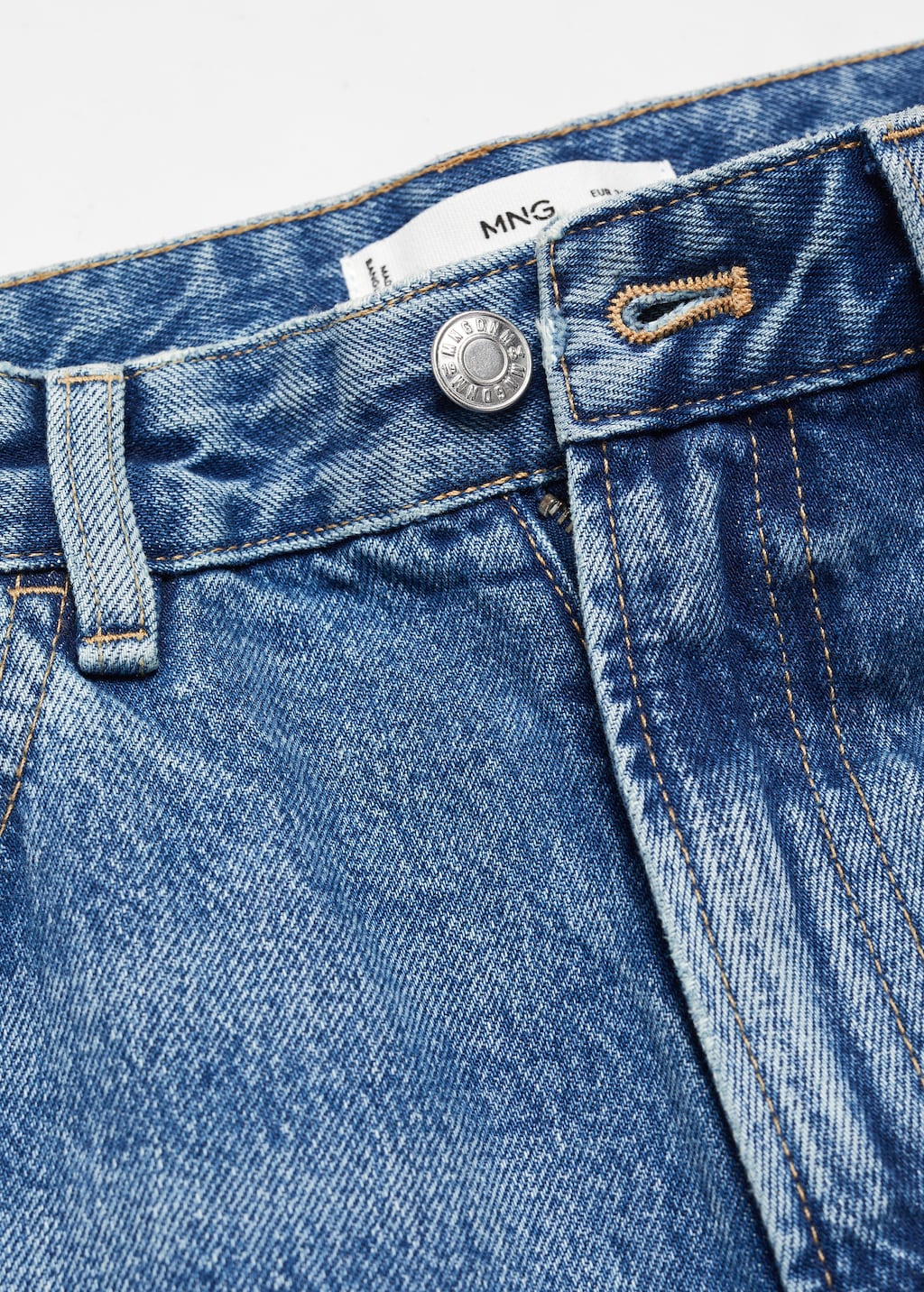 Gerade Jeans mit mittlerem Bund - Detail des Artikels 8