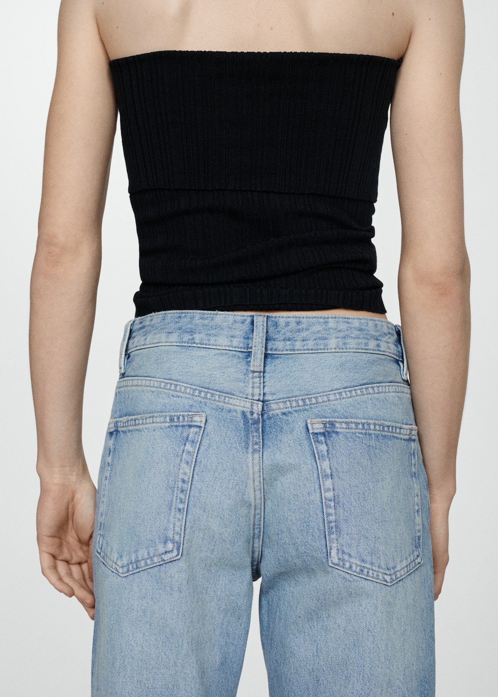 Gerade Jeans mit mittlerem Bund - Detail des Artikels 6