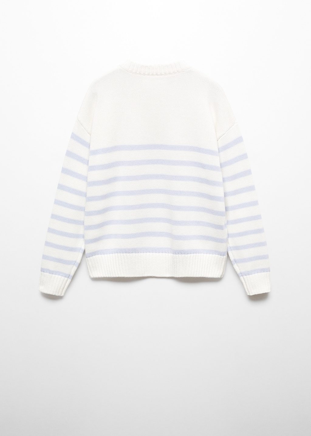 Striped cotton-blend sweater - Reverse of the article