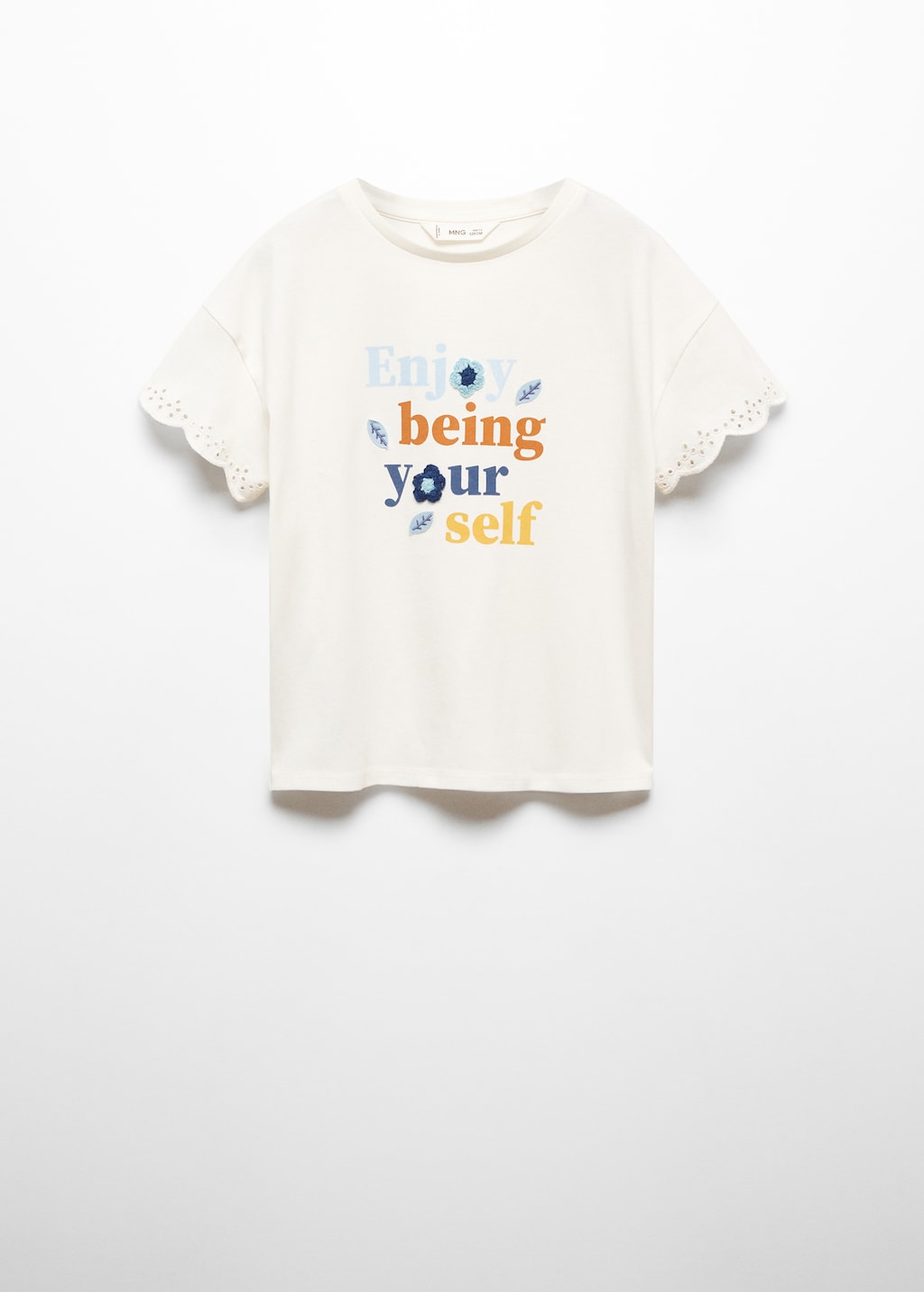 Printed message T-shirt - Article without model