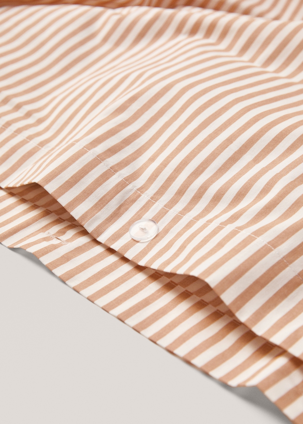 Striped cotton duvet cover Queen bed - Details of the article 1