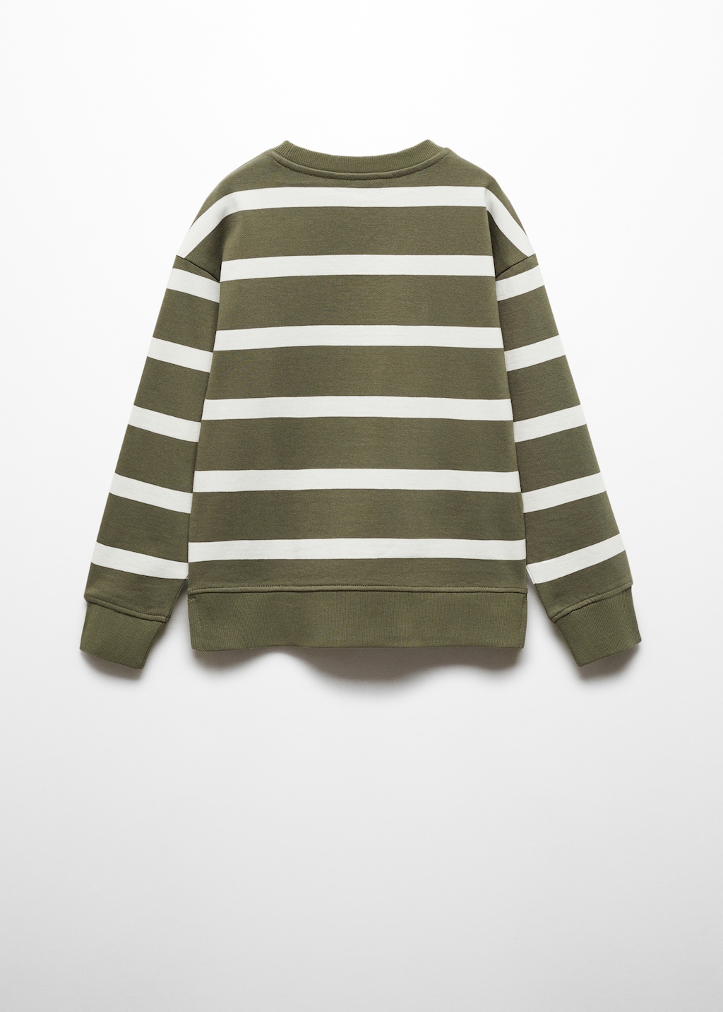 Striped cotton-blend sweatshirt - Reverse of the article