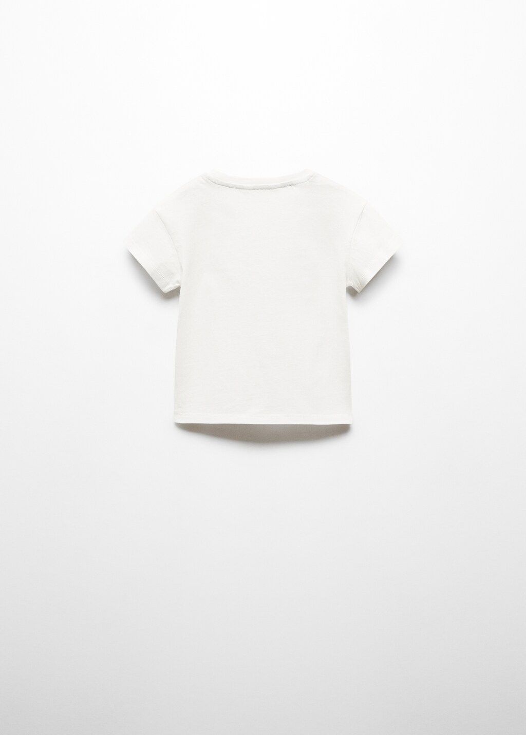 Printed cotton-blend T-shirt - Reverse of the article