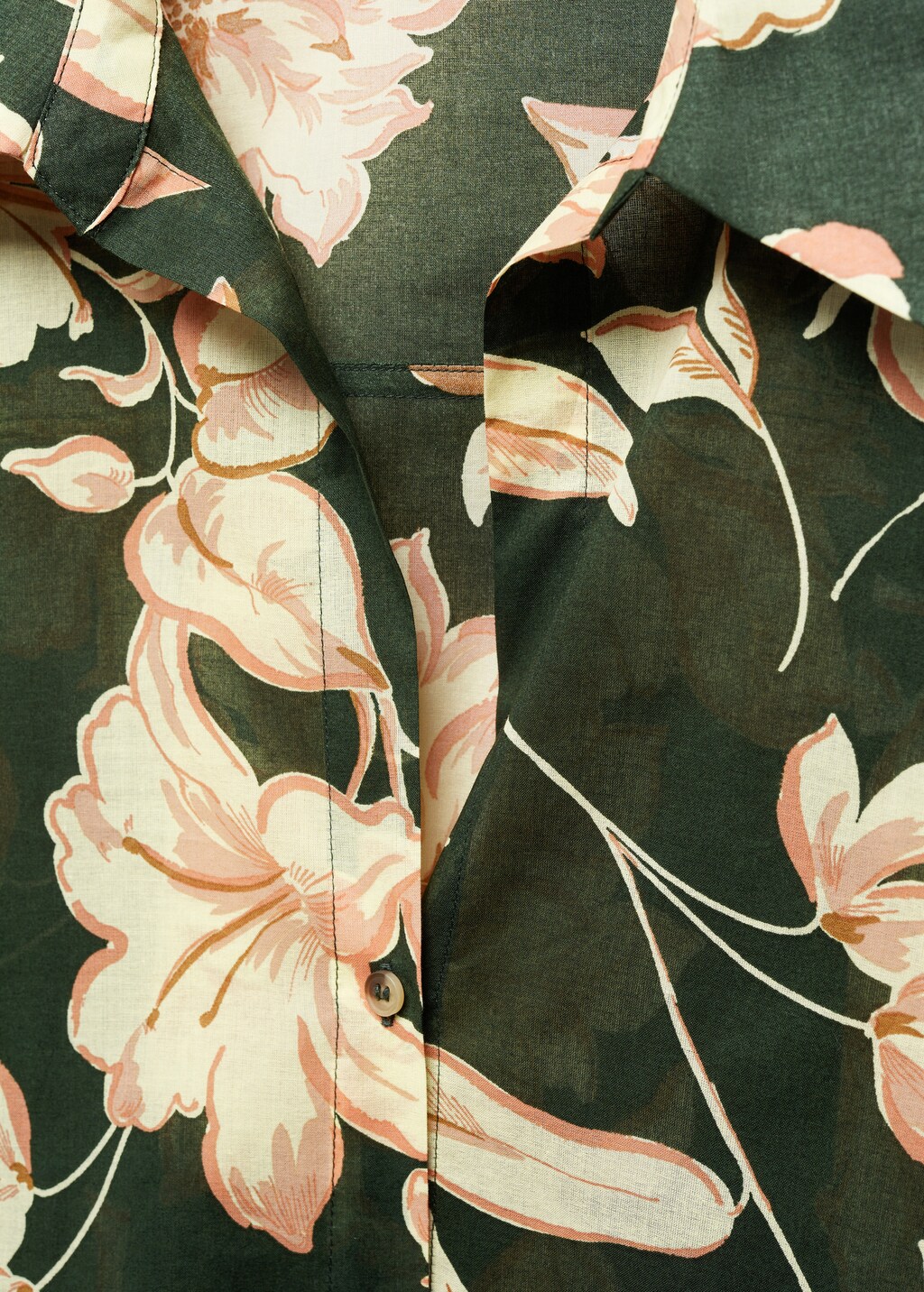 Cotton flower shirt - Details of the article 8