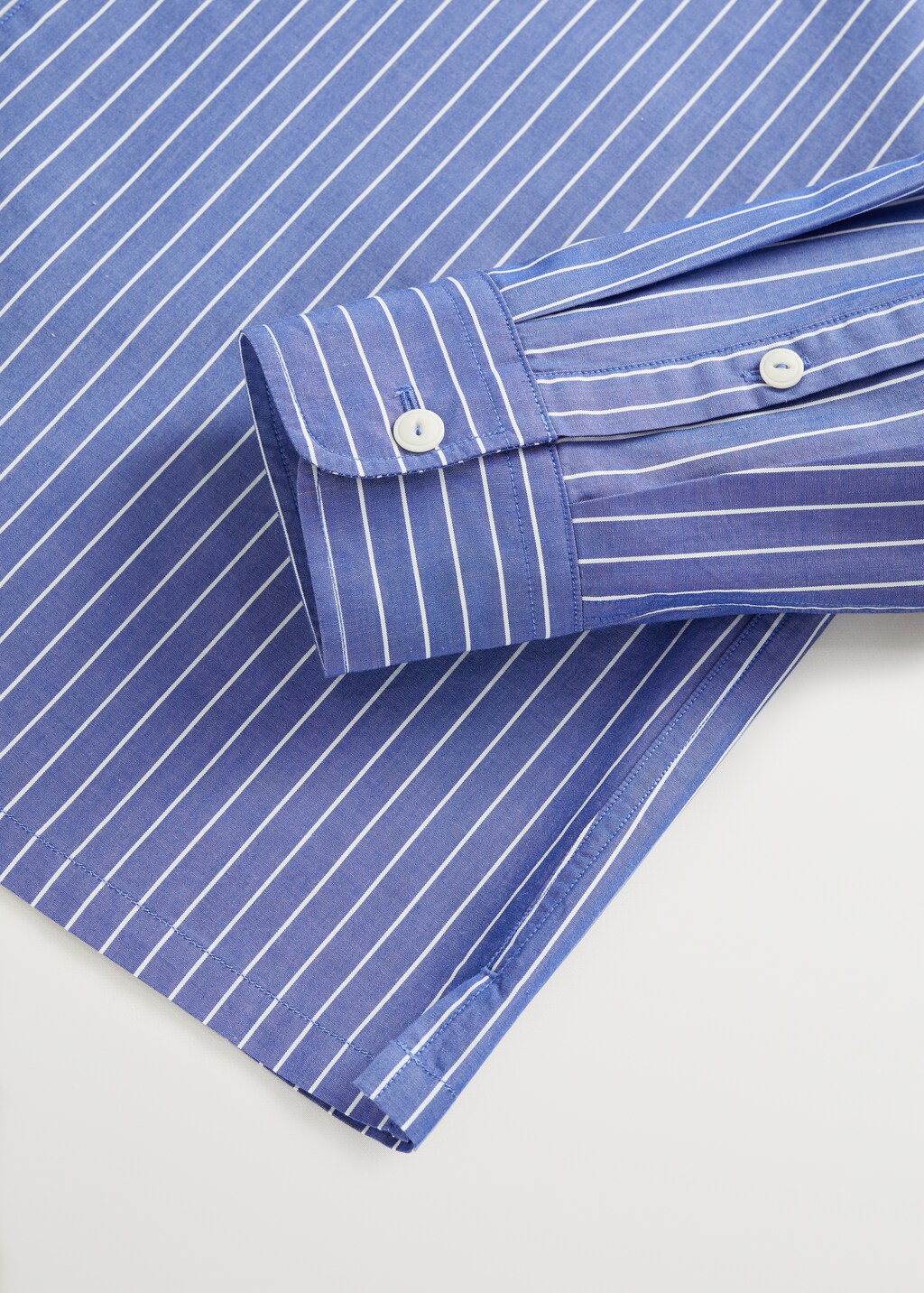 Regular-fit cotton striped shirt - Details of the article 7