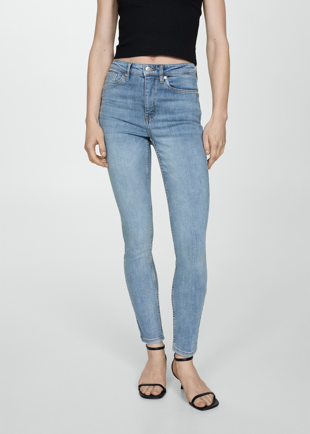 High-rise skinny jeans - Medium plane