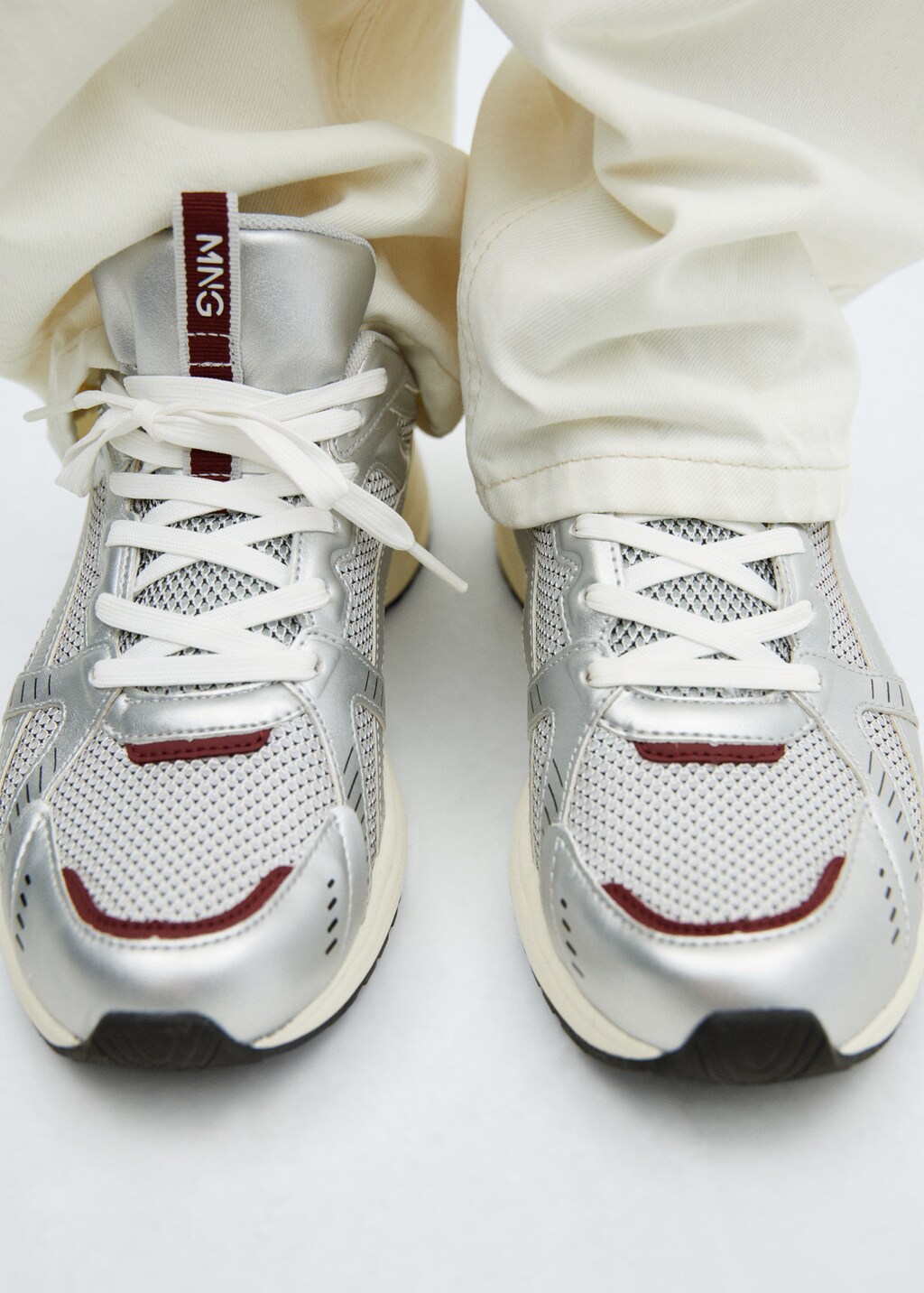 Metallic effect sneakers - Details of the article 9