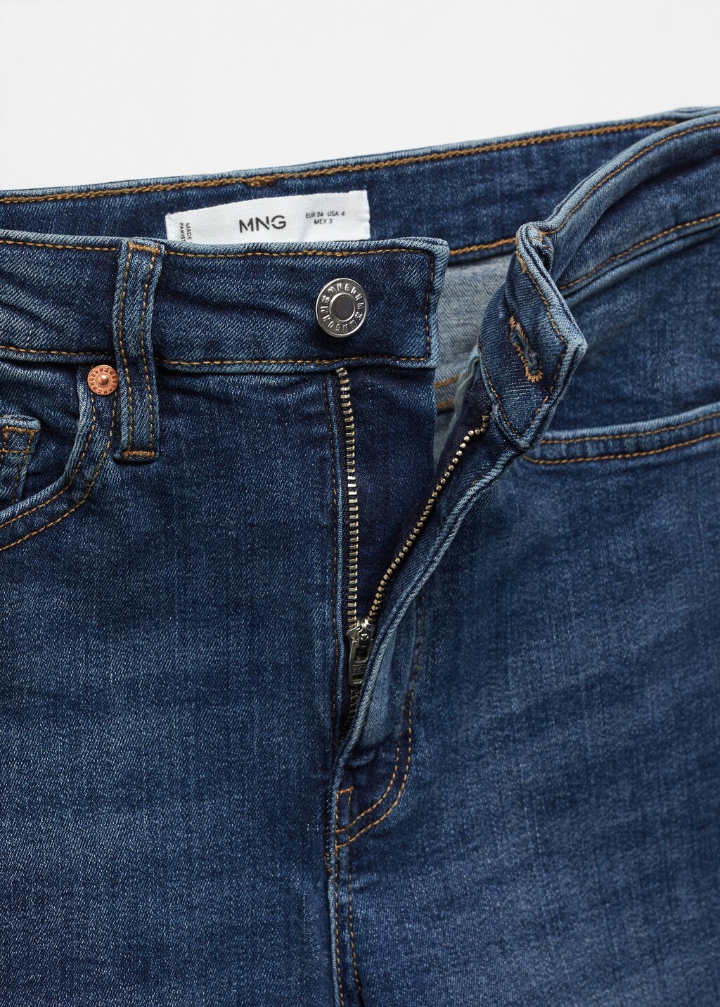 Jeans skinny tiro alto  - Detalle del artículo 8