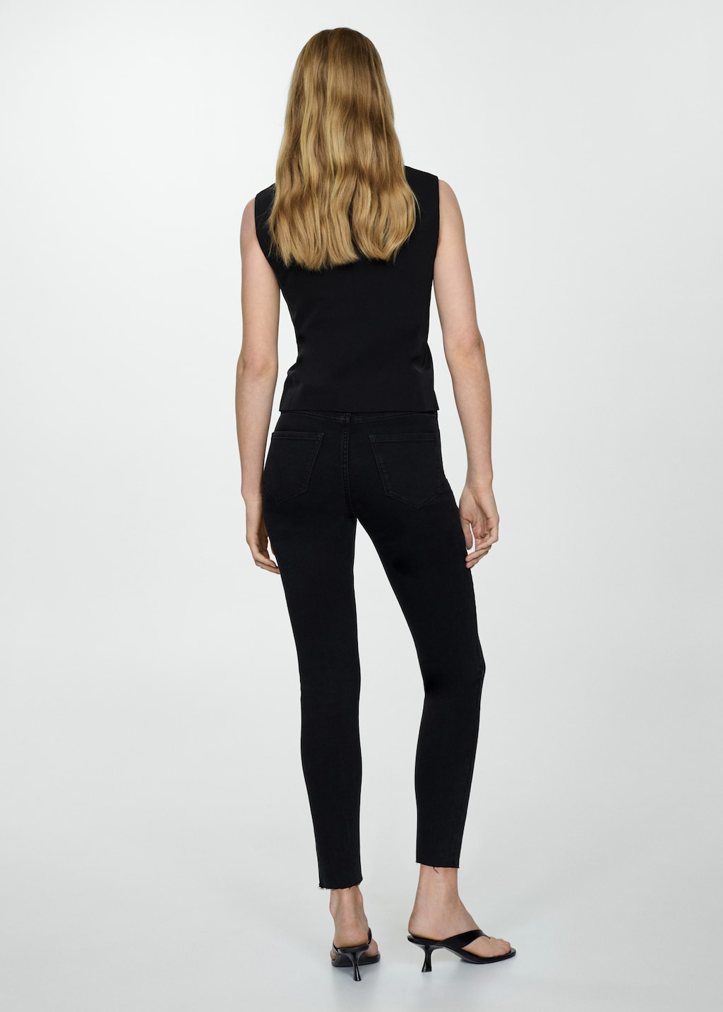 Skinny crop jeans - Achterkant van het artikel