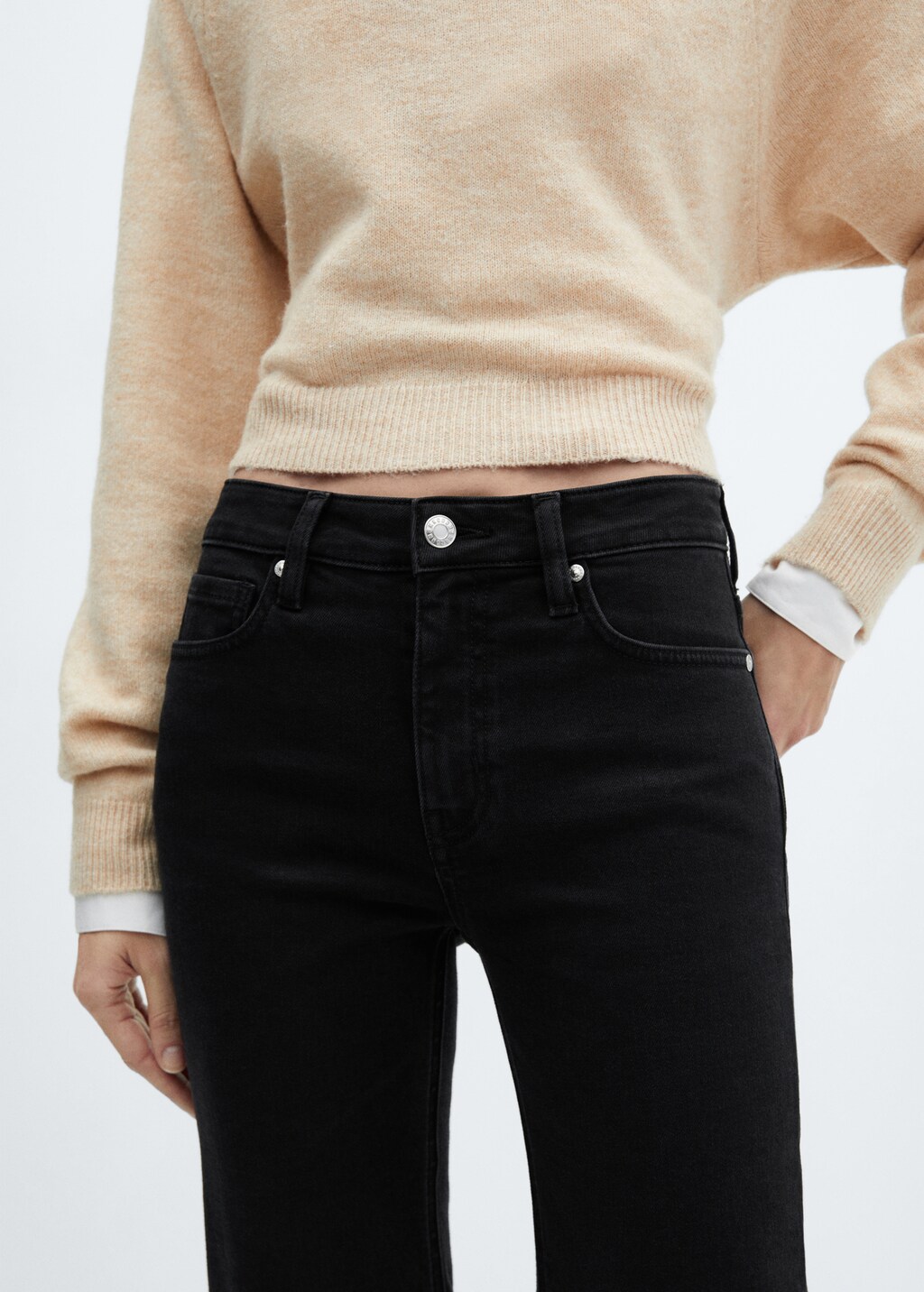 Sienna flared cropped jeans - Details of the article 4