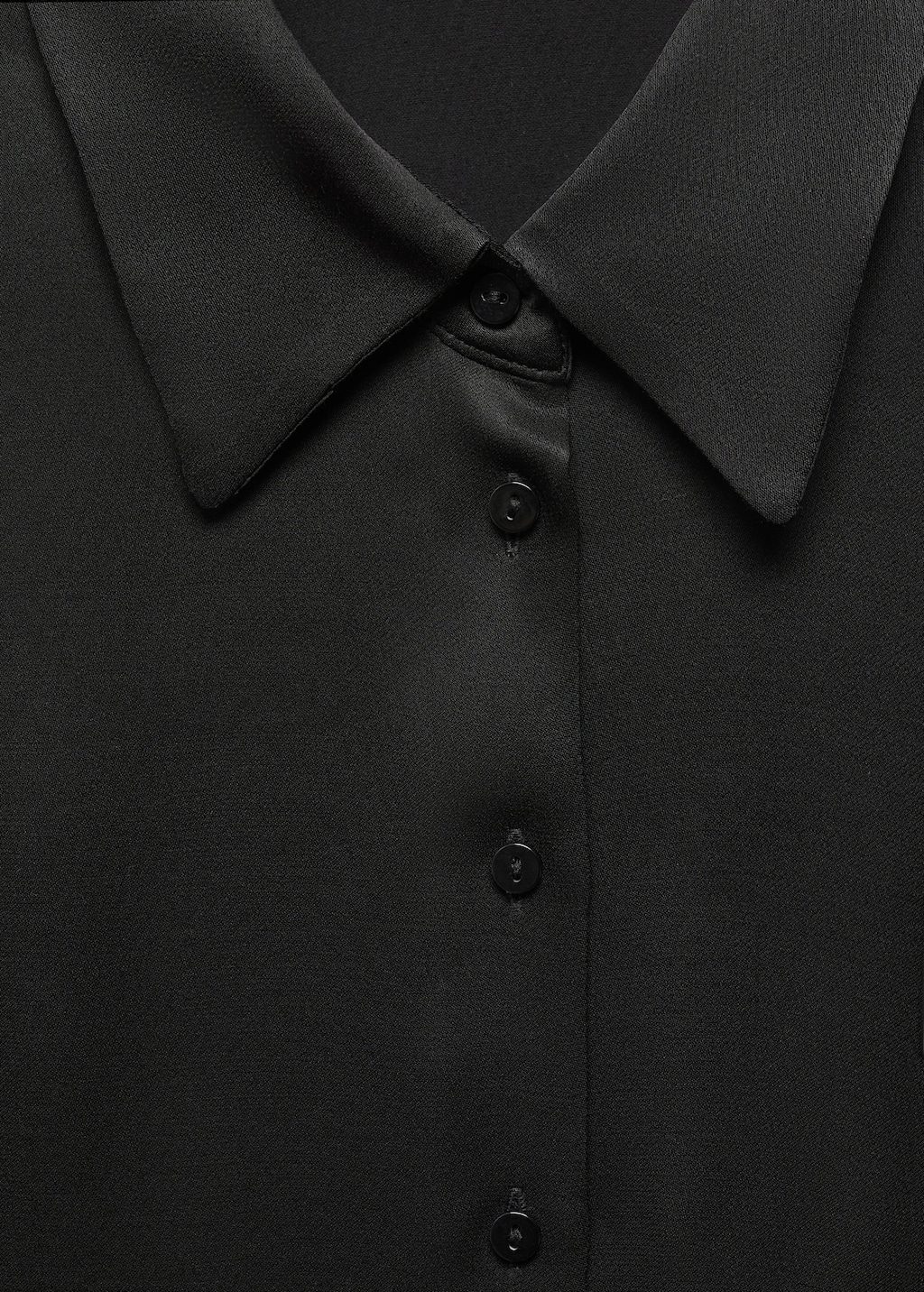 Satin finish flowy shirt - Details of the article 8