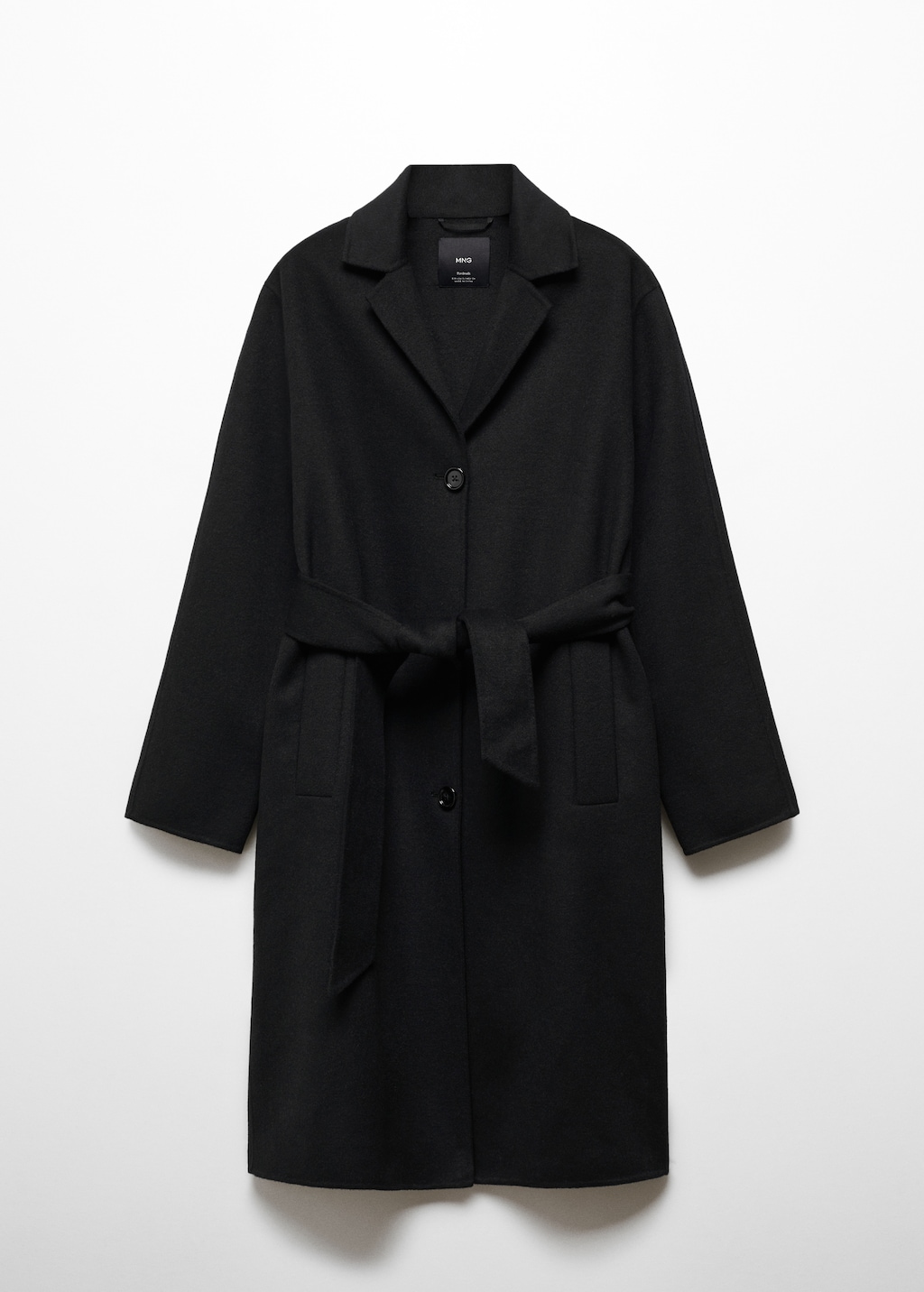 Belted Handmade shops Wool Coat